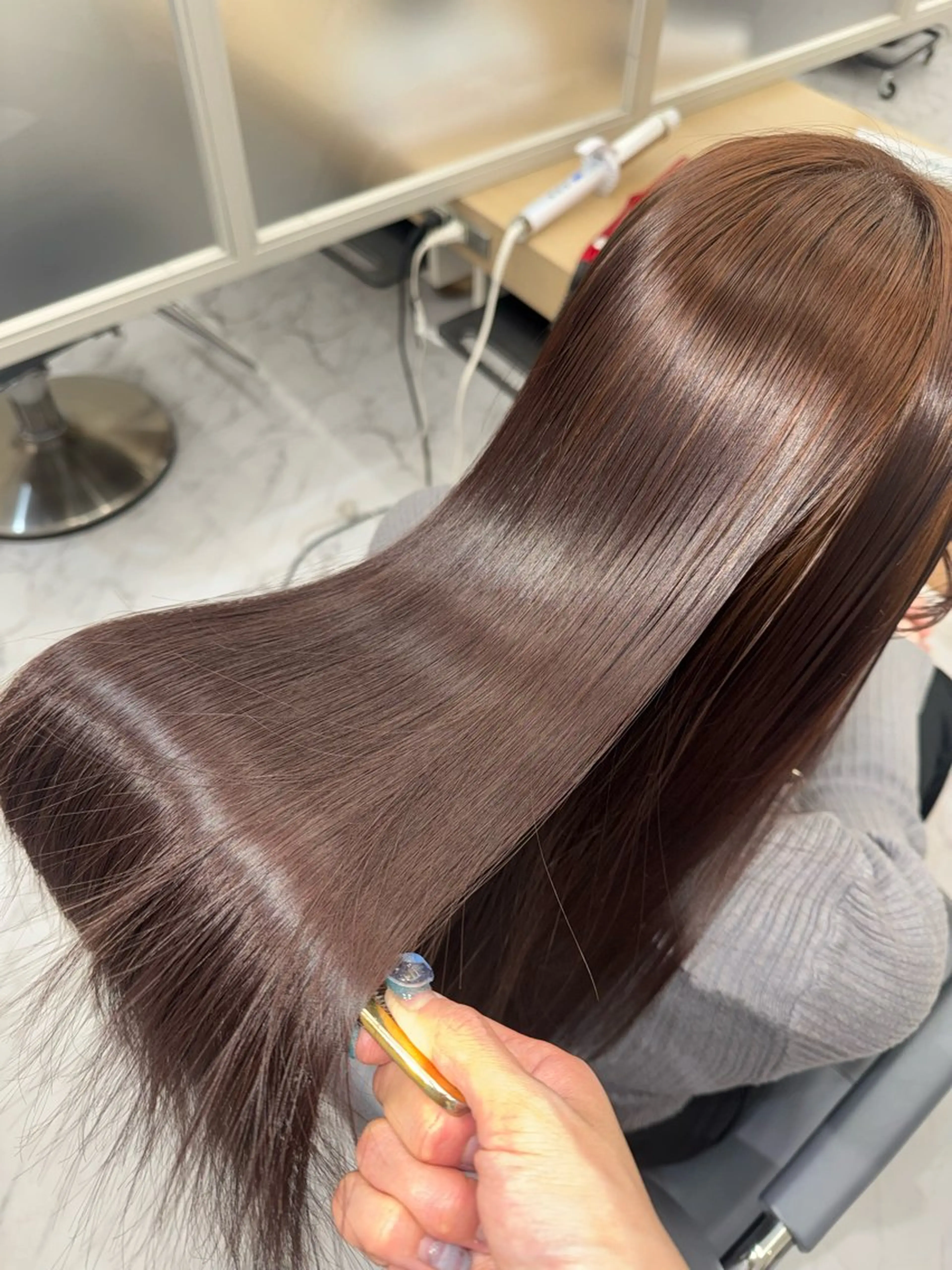 ロング カット ヘアカラー トリートメント 韓国/アイドルヘア 🎀みづきのヘアスタイル