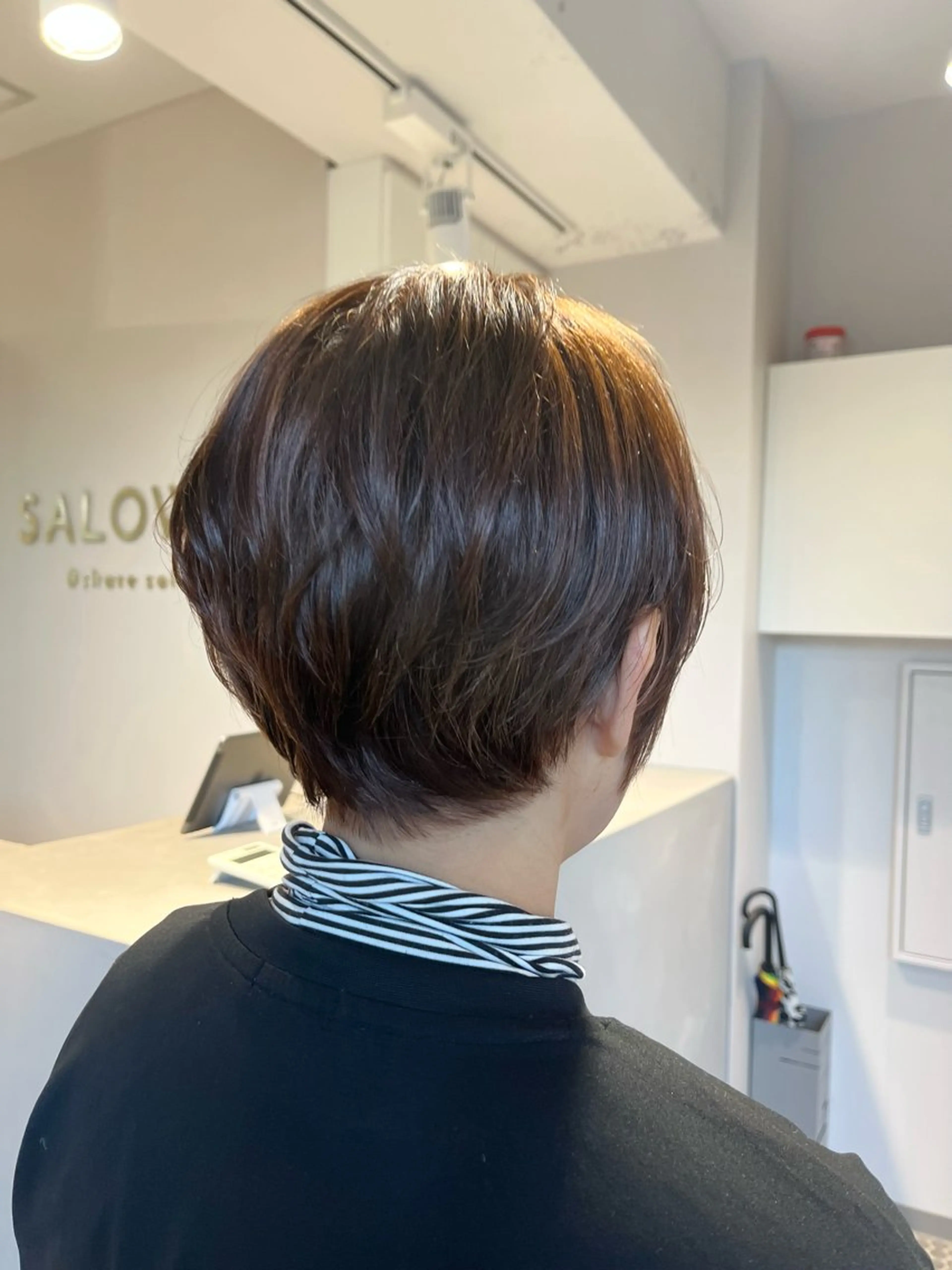 ショート ショートヘア カット ヘアカラー 縮毛矯正 SALOWIN大宮crest所属・大宮髪質改善　レイ ヤーカットrioのヘアスタイル