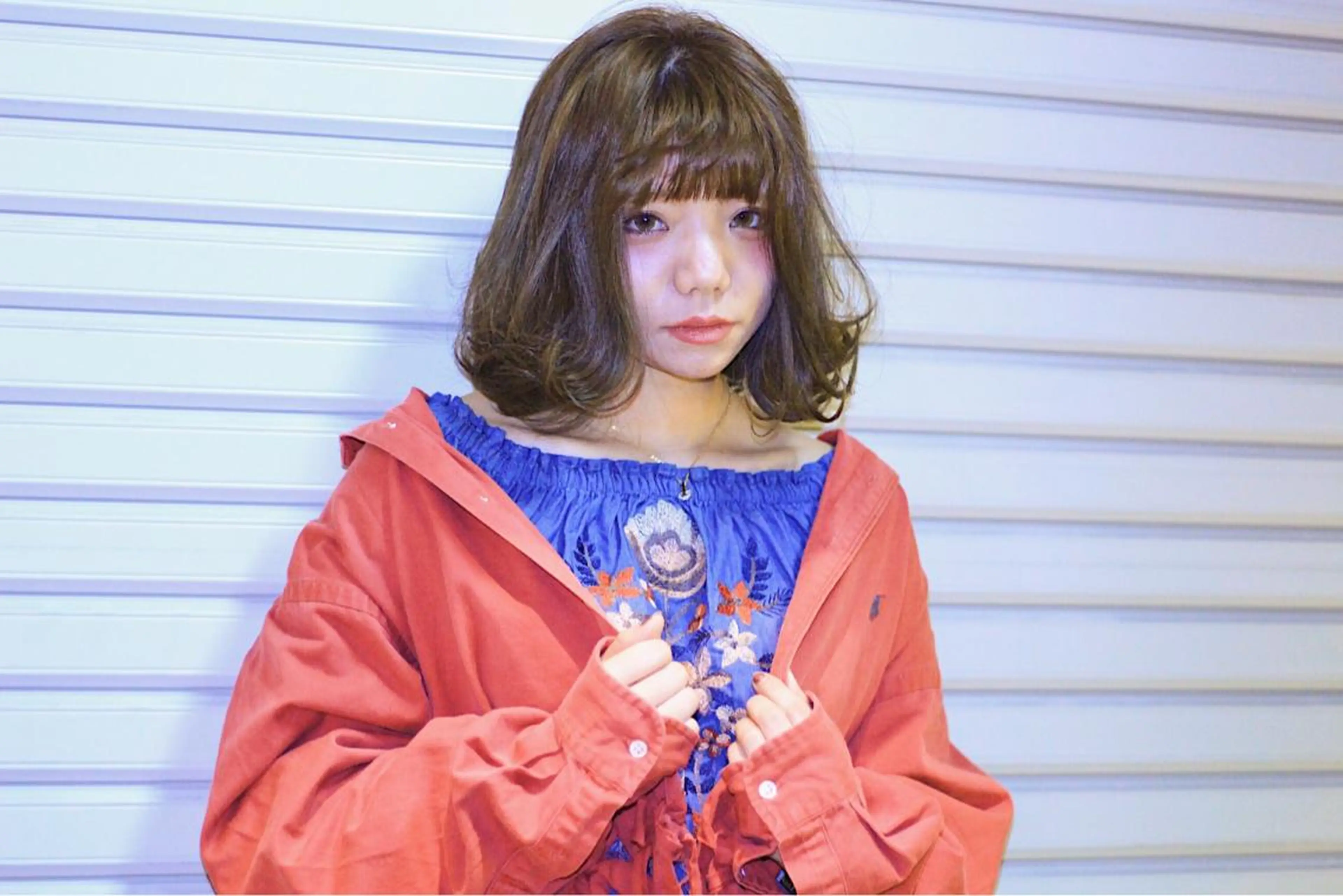 ミディアム カラー ヘアアレンジ ブラウンカラー 遠藤悠大/メンズ縮毛 /メンズカットのヘアスタイル