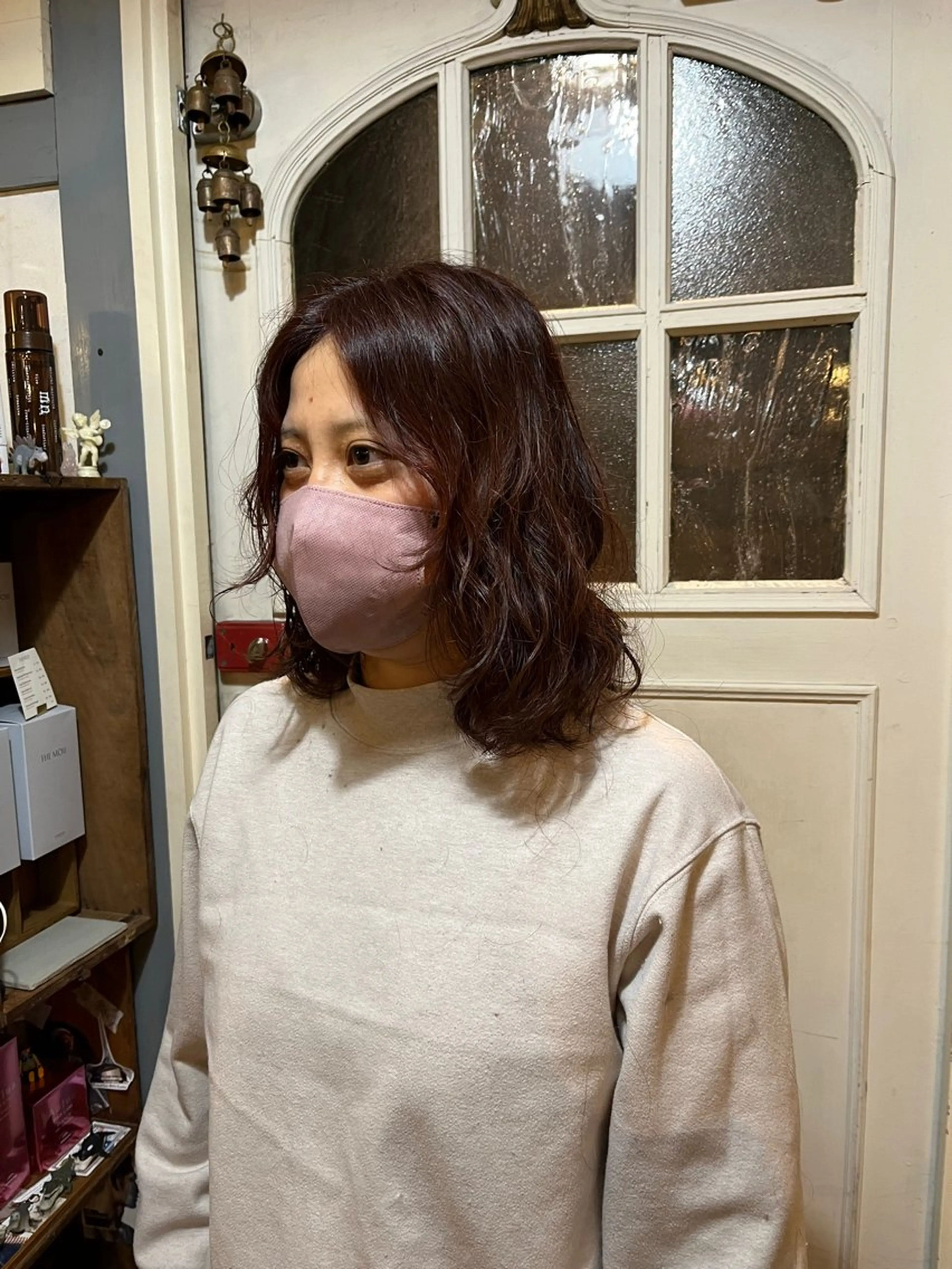 ミディアム パーマ ミディアムパーマ くせ毛 デジタルパーマ 🌱洒落てるパーマ 🌱ショート/緒方椋のヘアスタイル