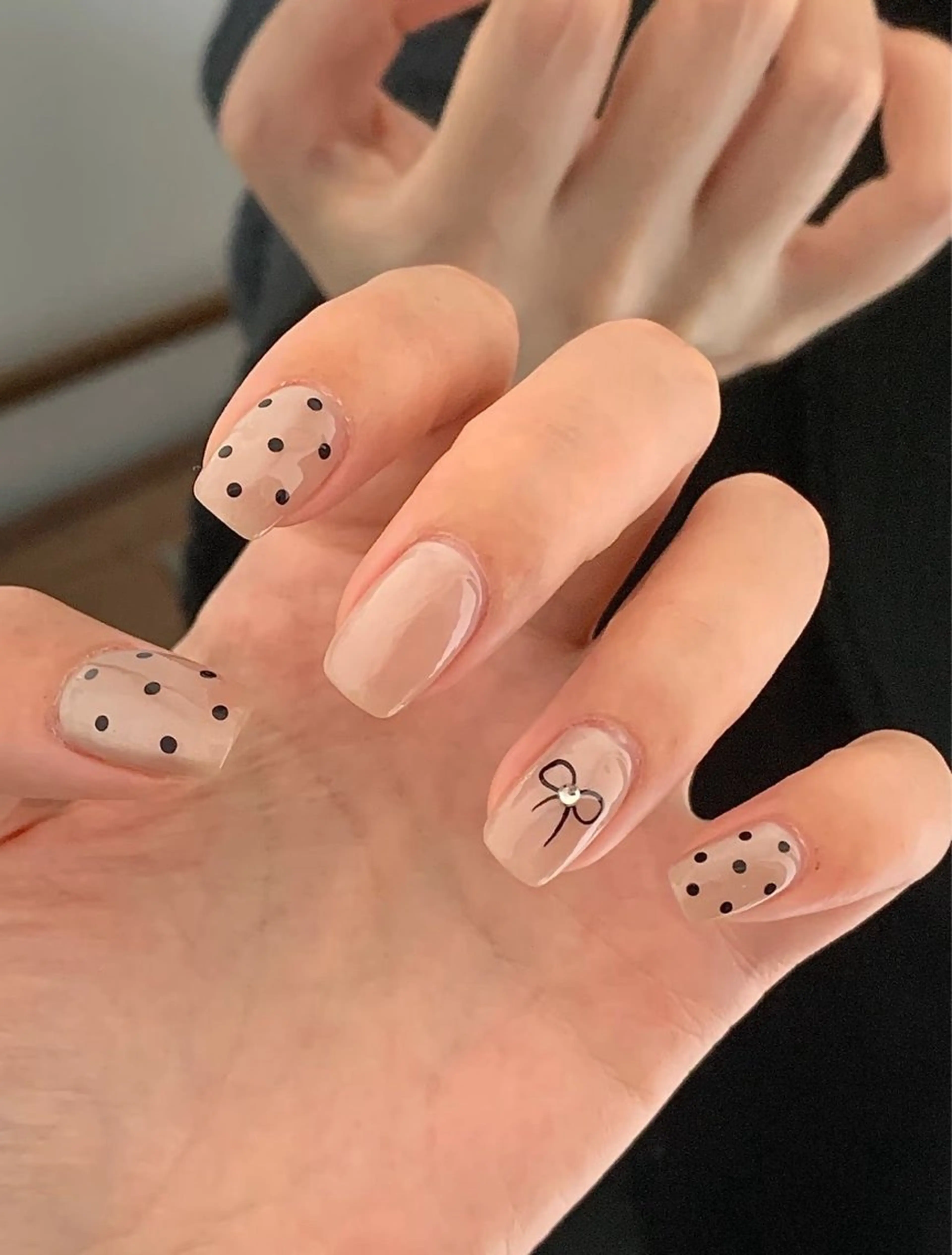 ネイル 韓国ネイル 持ち込み ニュアンスネイル ネイルチップ ハンドネイル EMI ANA.CHUOのネイルデザイン