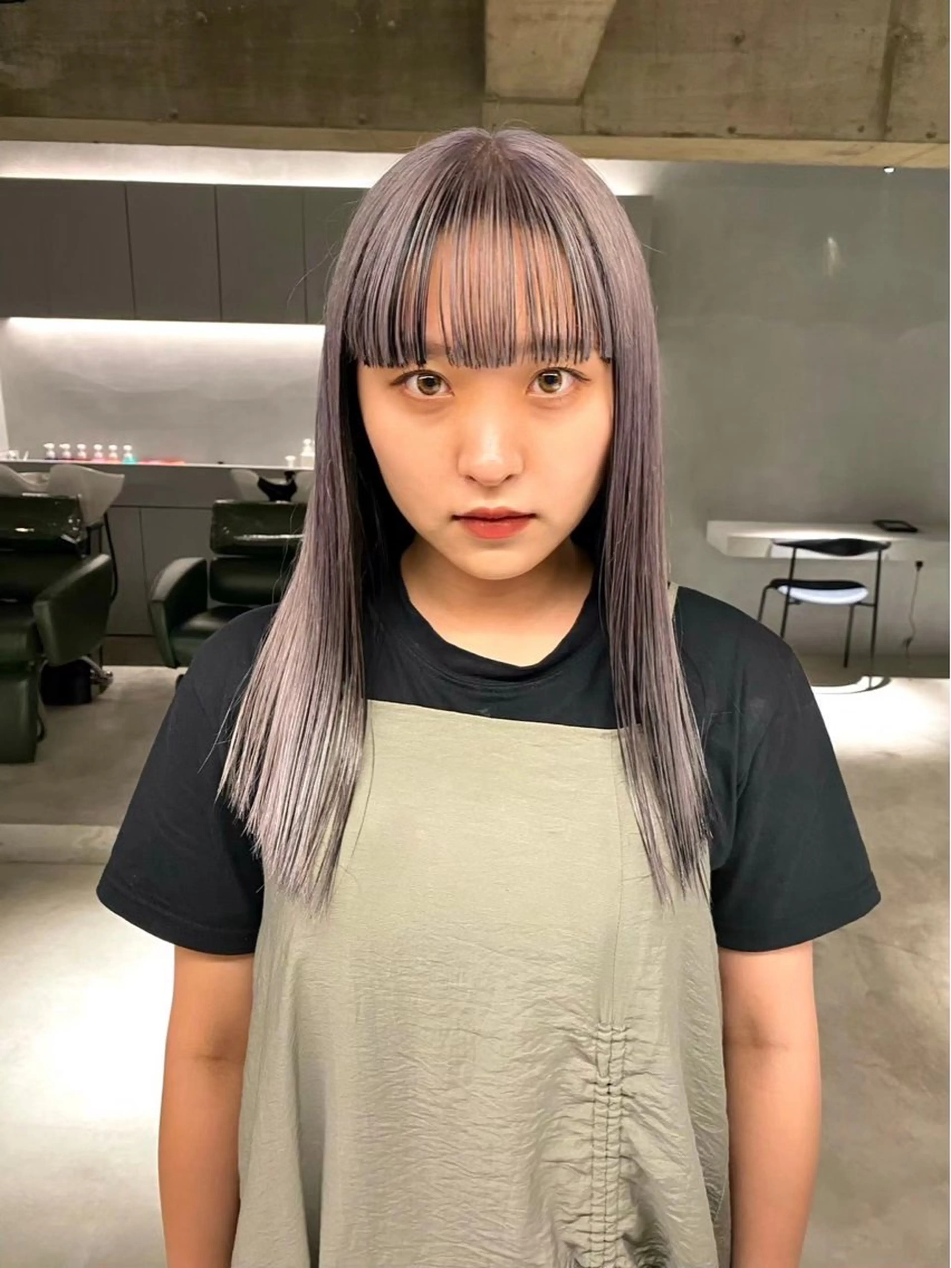 ロング 中村 衣里のヘアスタイル