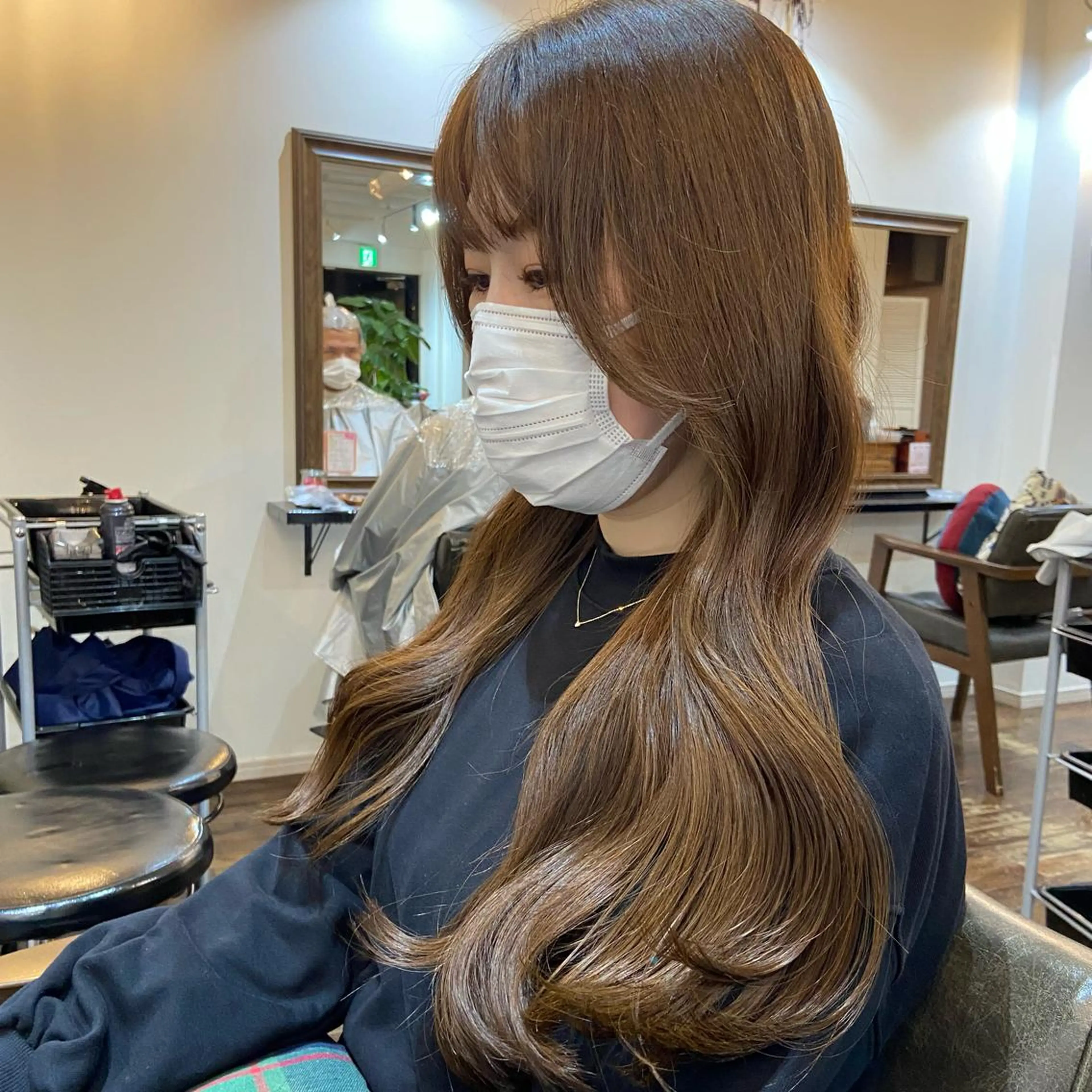 ロング Lamana所属・透明感カラー/ 加瀬たまものヘアスタイル