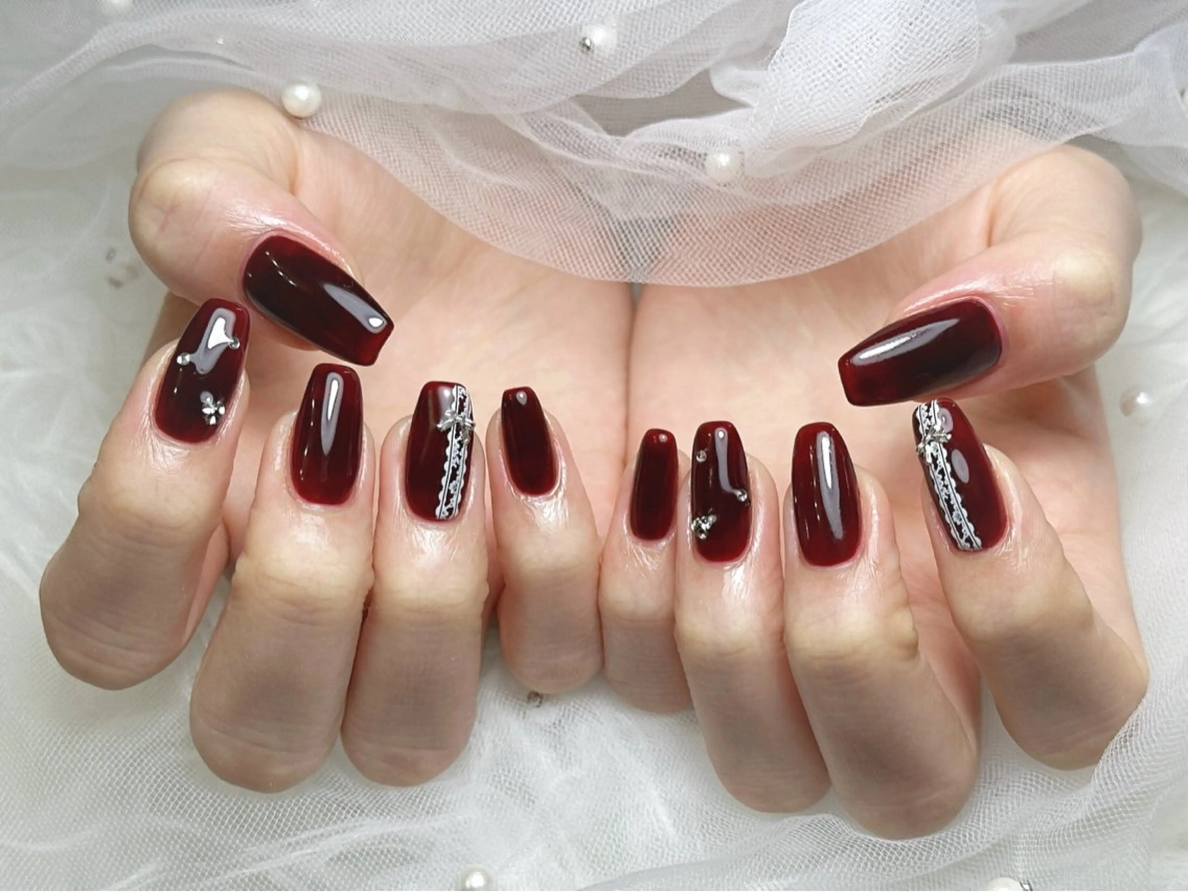 ネイル ハンドネイル 【Eclat エクラ】nail&beauty所属・Eclat〔エクラ〕 MOEKA𝜗𝜚*のネイルデザイン