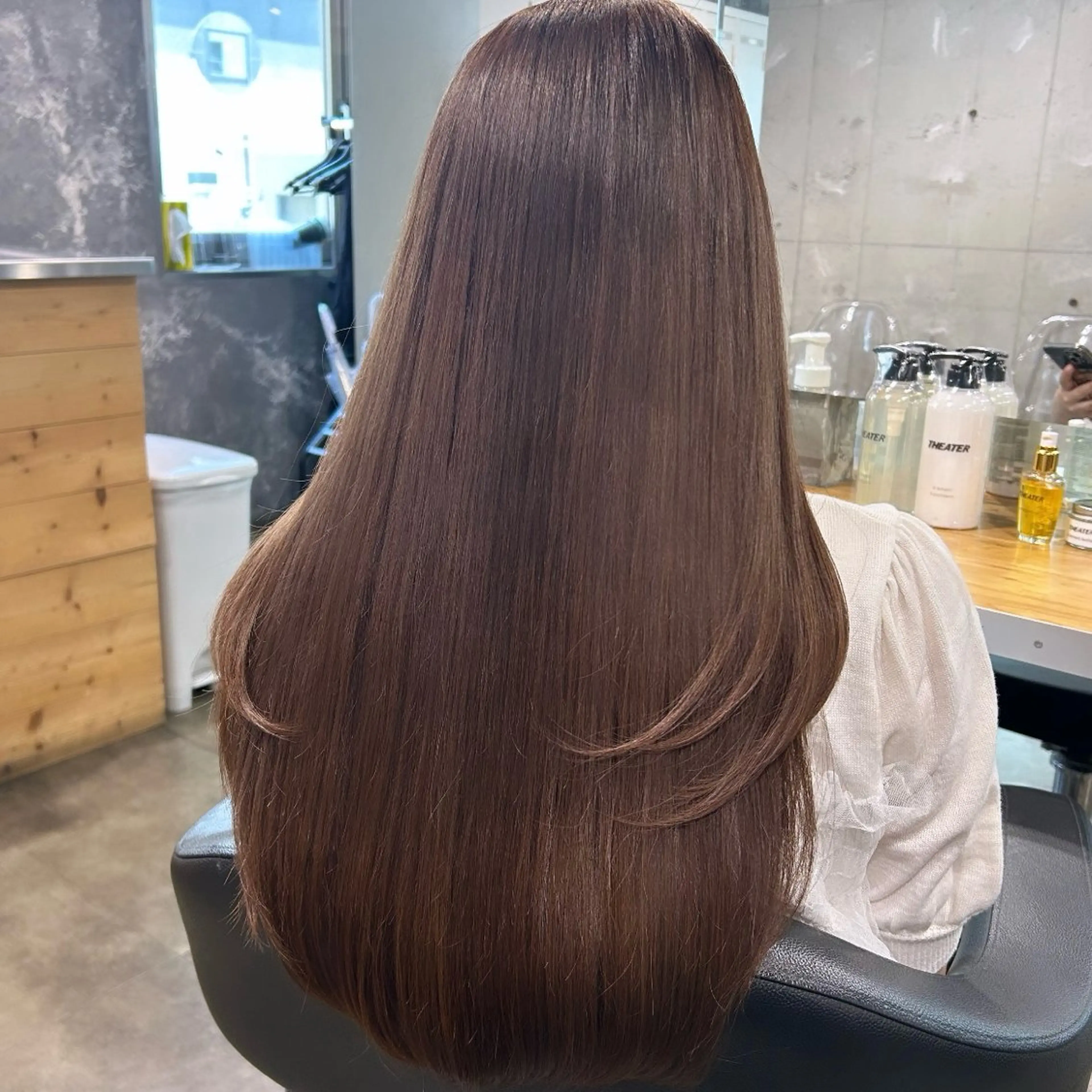 ロング IS所属・横浜美容室/透明感 カラー/レイヤーのヘアスタイル