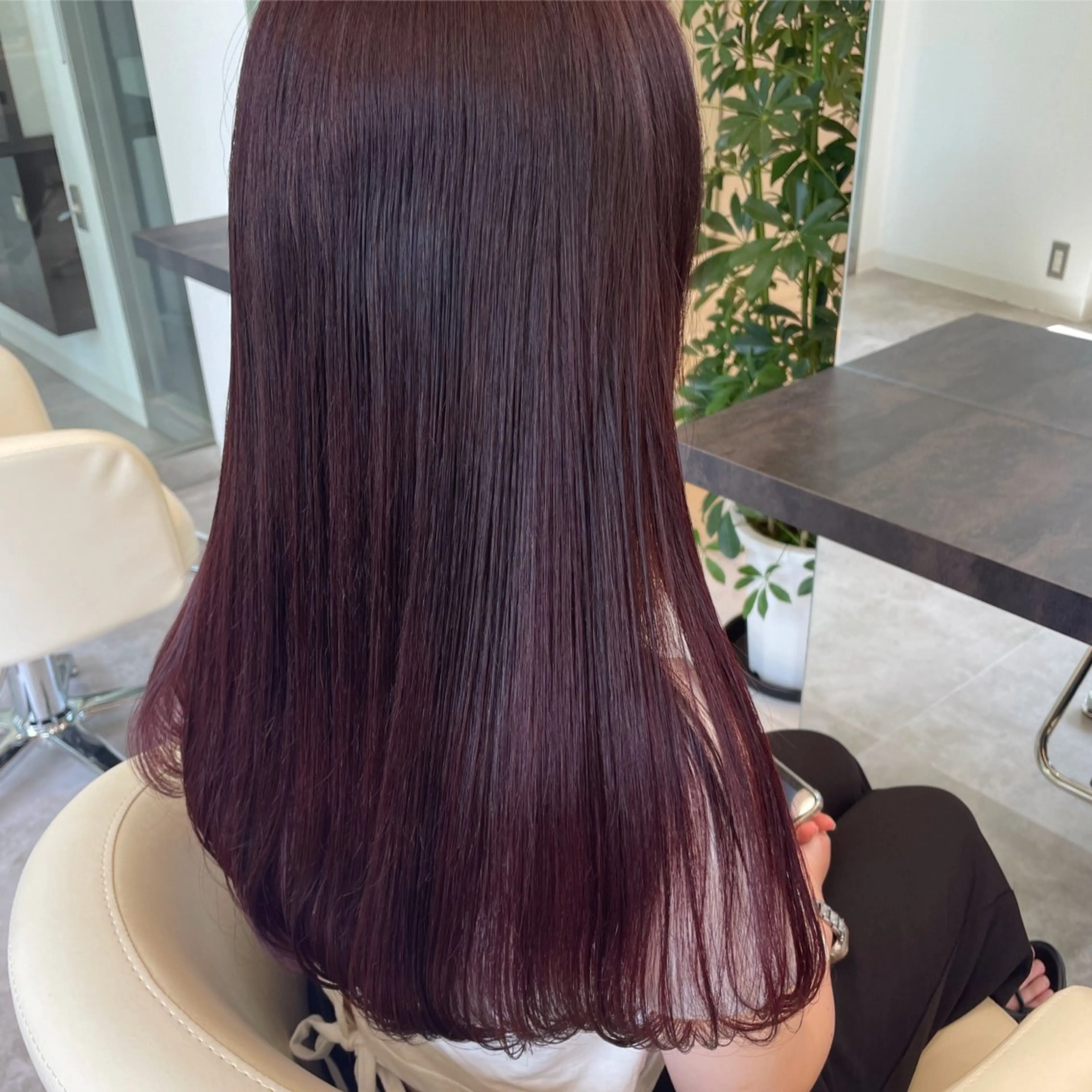 ロング カラー レッドカラー 🤎渋谷髪質改善 ｜鮫島芽依🤎のヘアスタイル