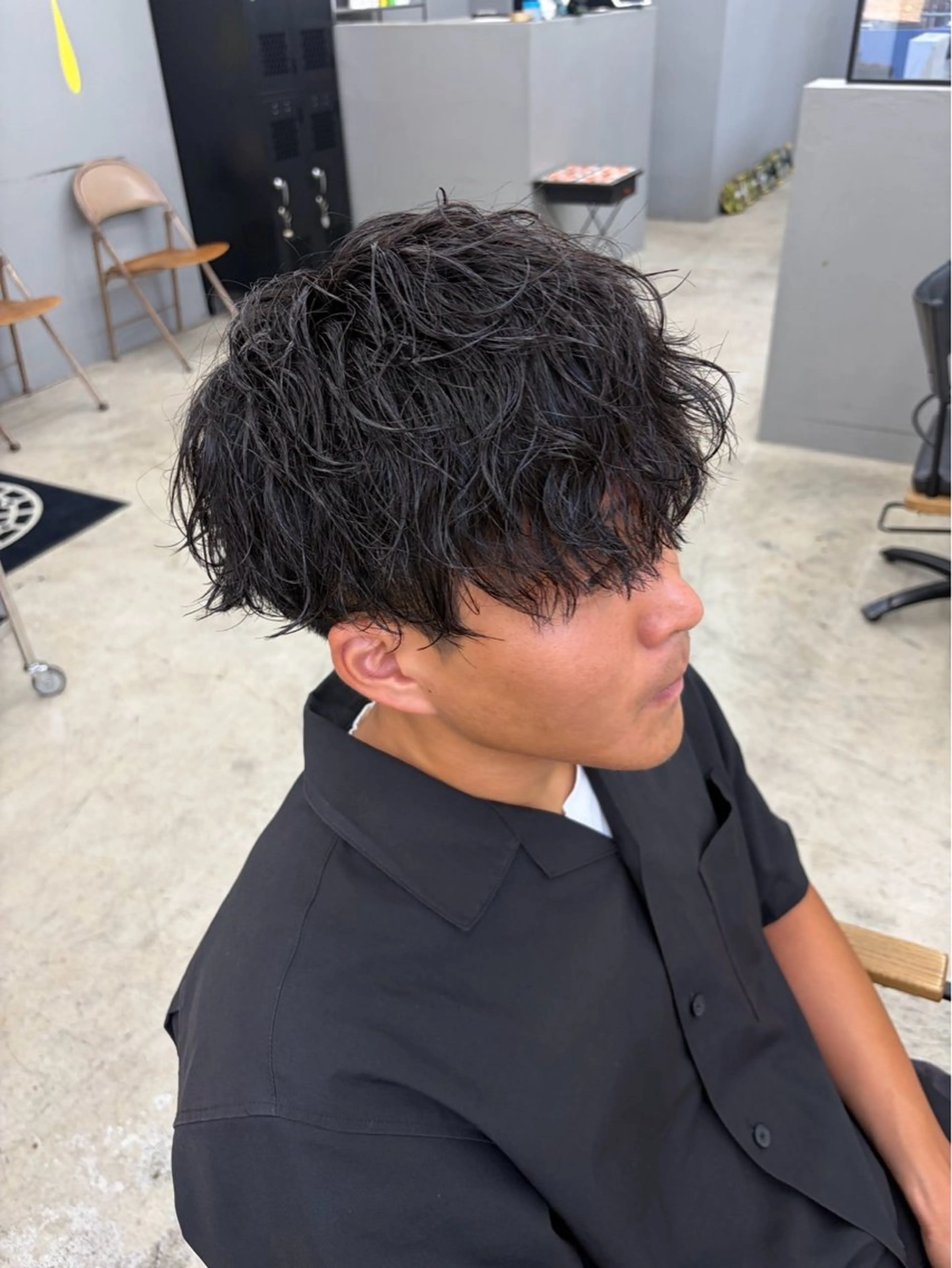 ショート パーマ カット パーマ メンズ専門サロン wokeのヘアスタイル