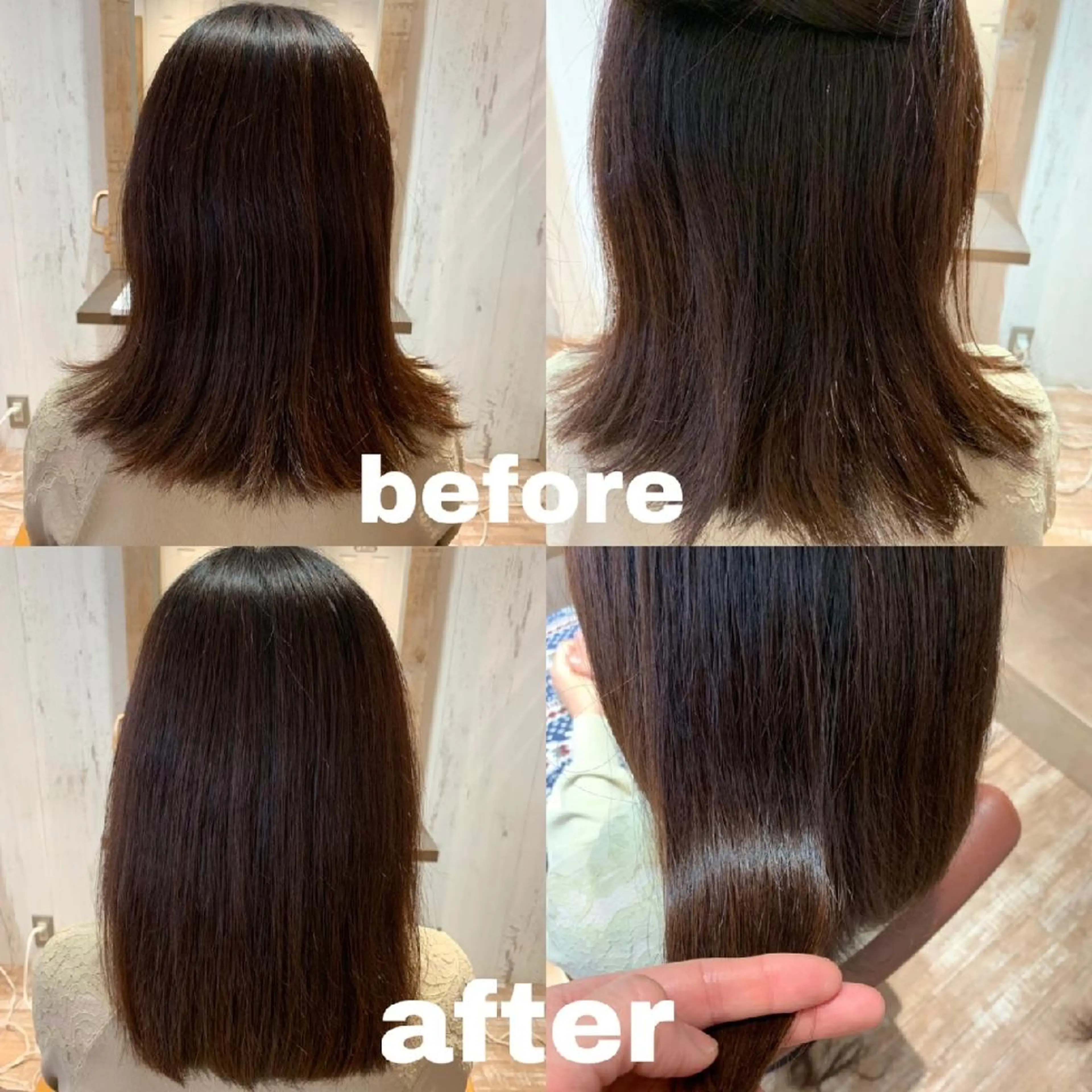 ミディアム 縮毛矯正 【Annie】古賀  将のヘアスタイル