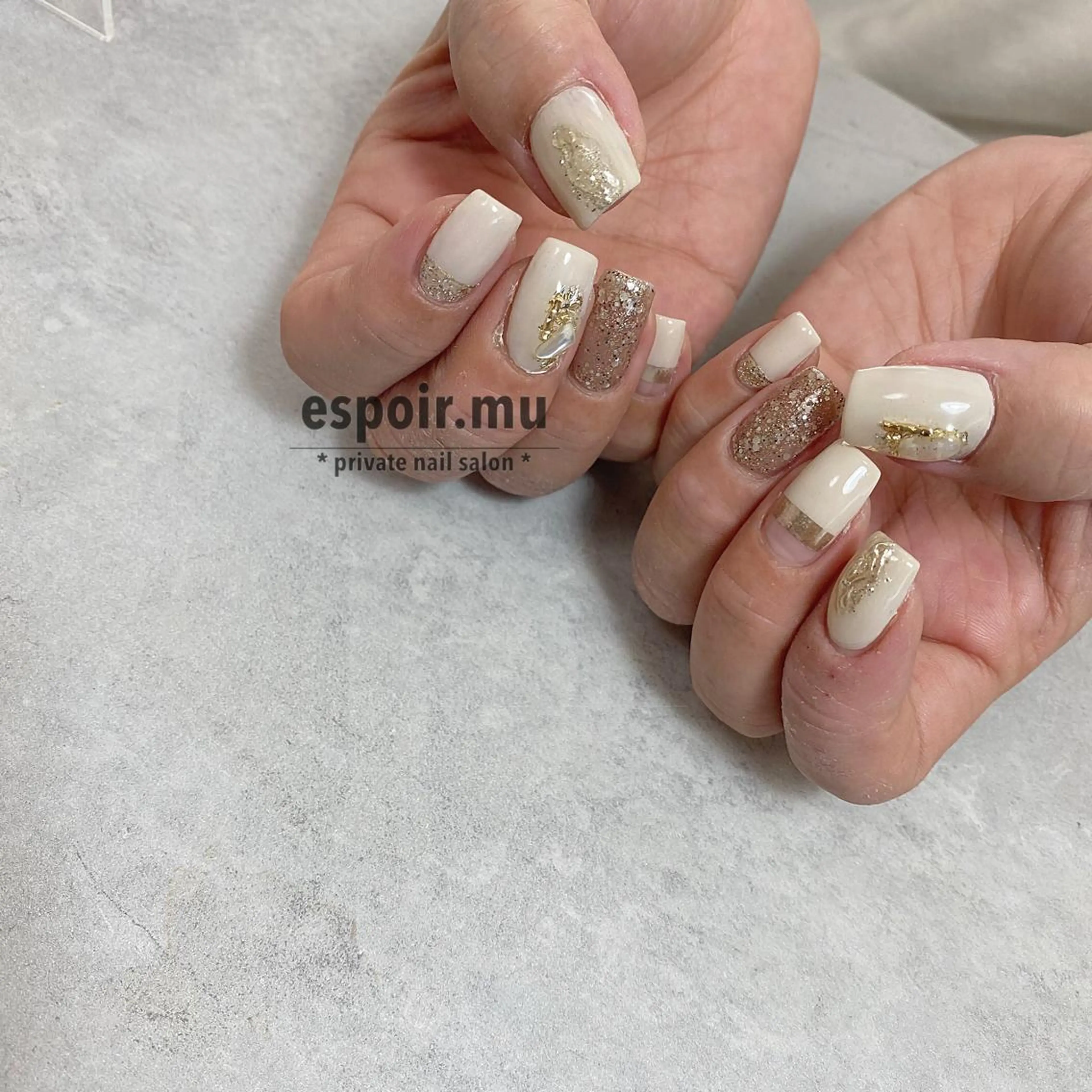 ショート ネイル espoir. muのネイルデザイン