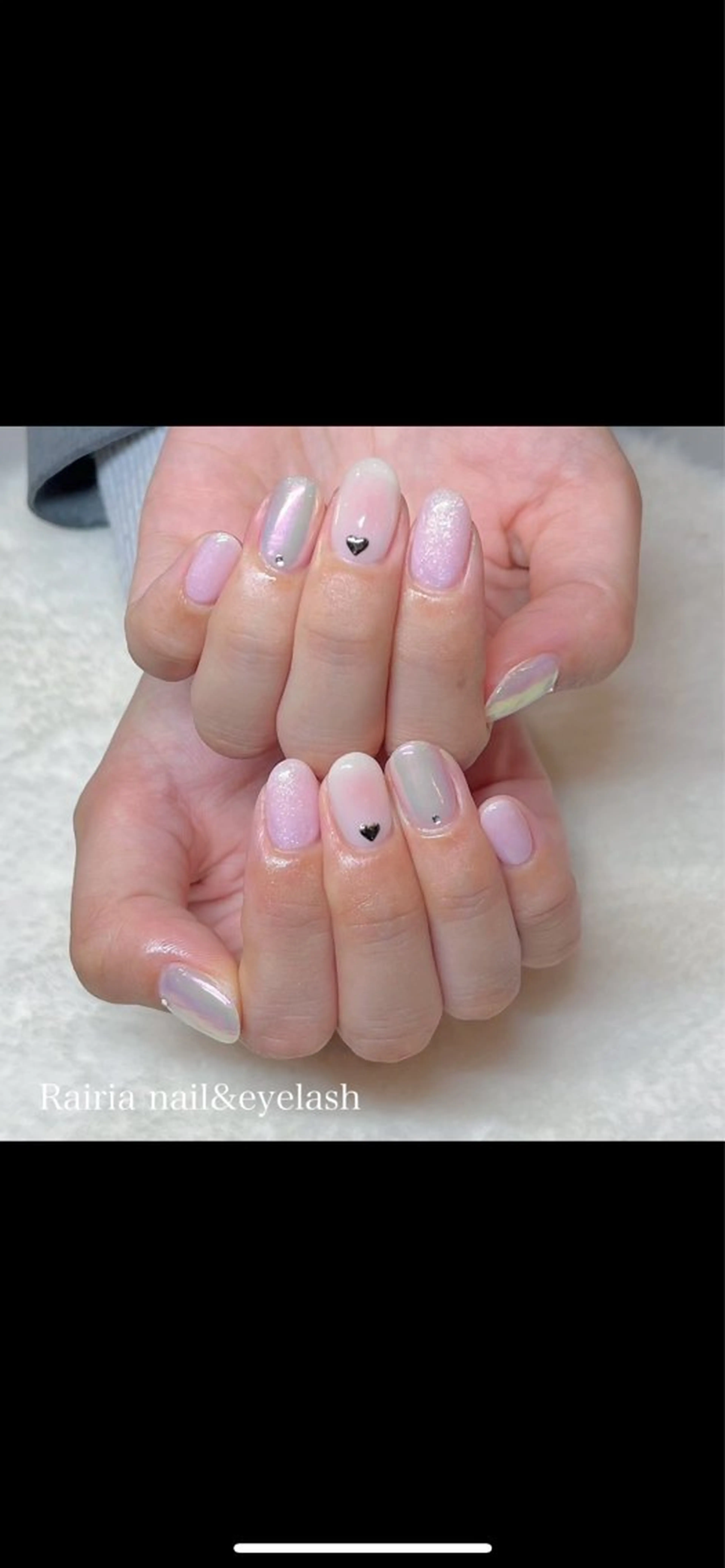 ネイル チークネイル Rairia   nail所属・屋敷 理奈のネイルデザイン