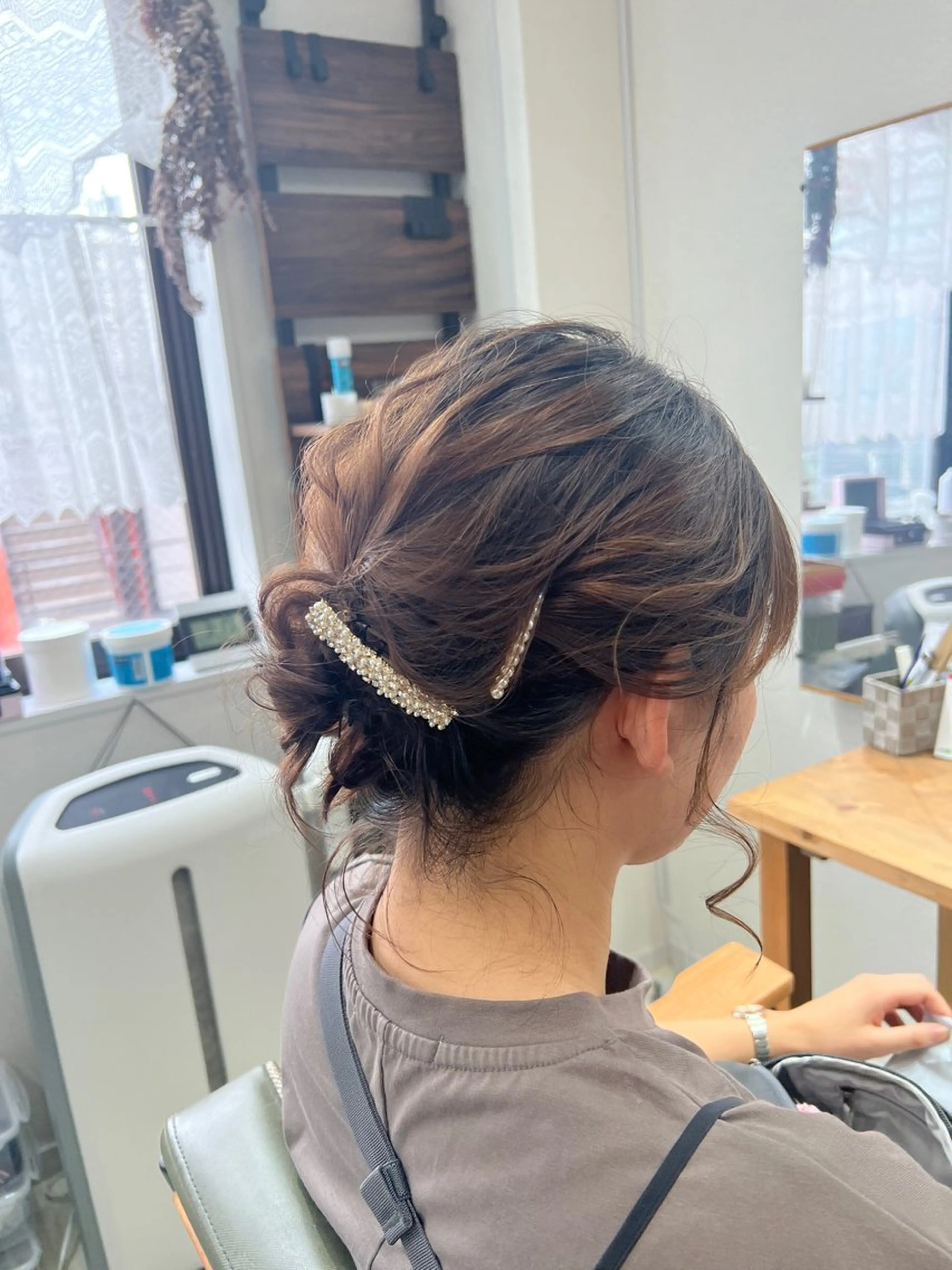 ミディアム 山室 敬義のヘアスタイル