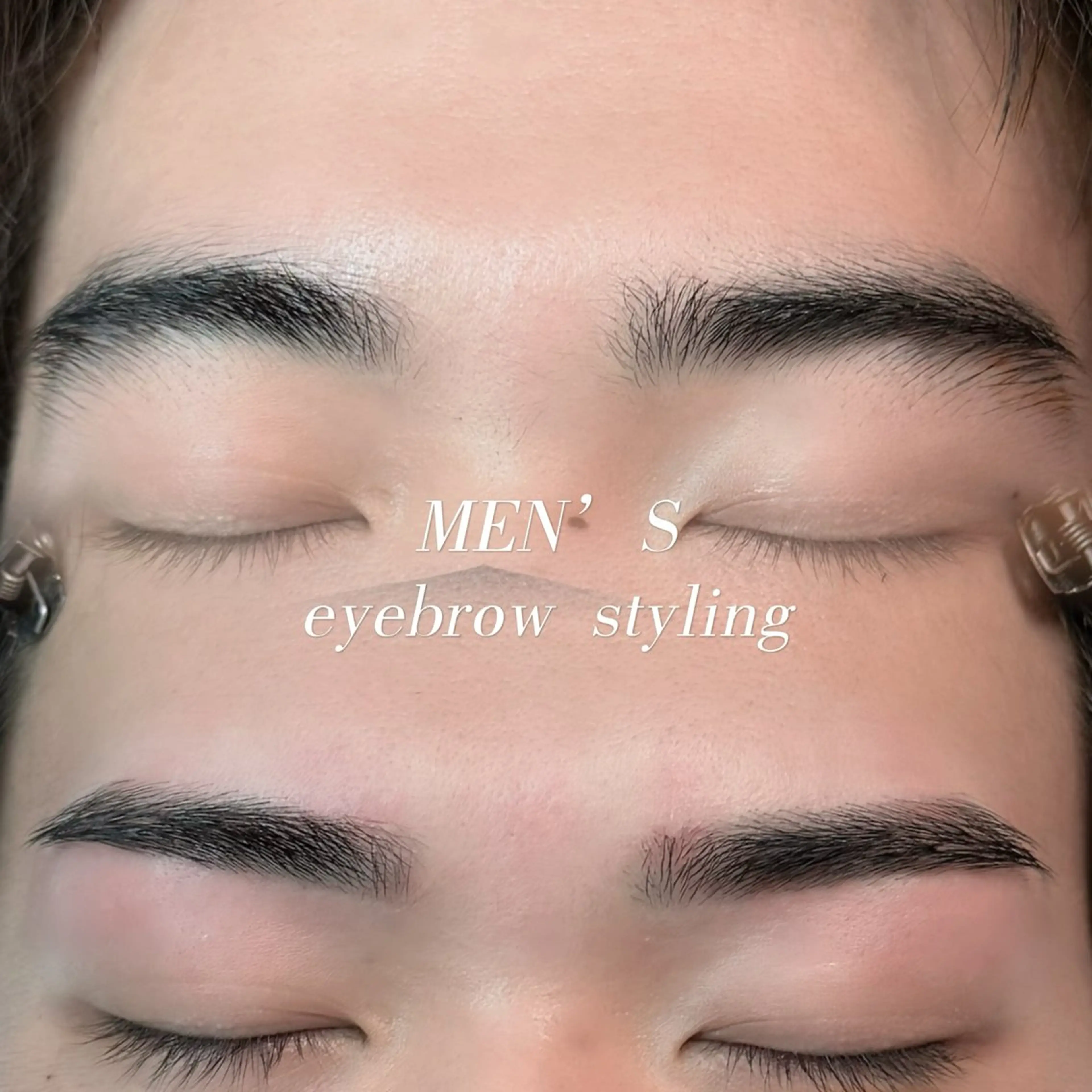 【清潔感男子急増中👨🎓✨】ミニモ学割U24メンズアイブロウスタイリング(毛量調整込)の写真