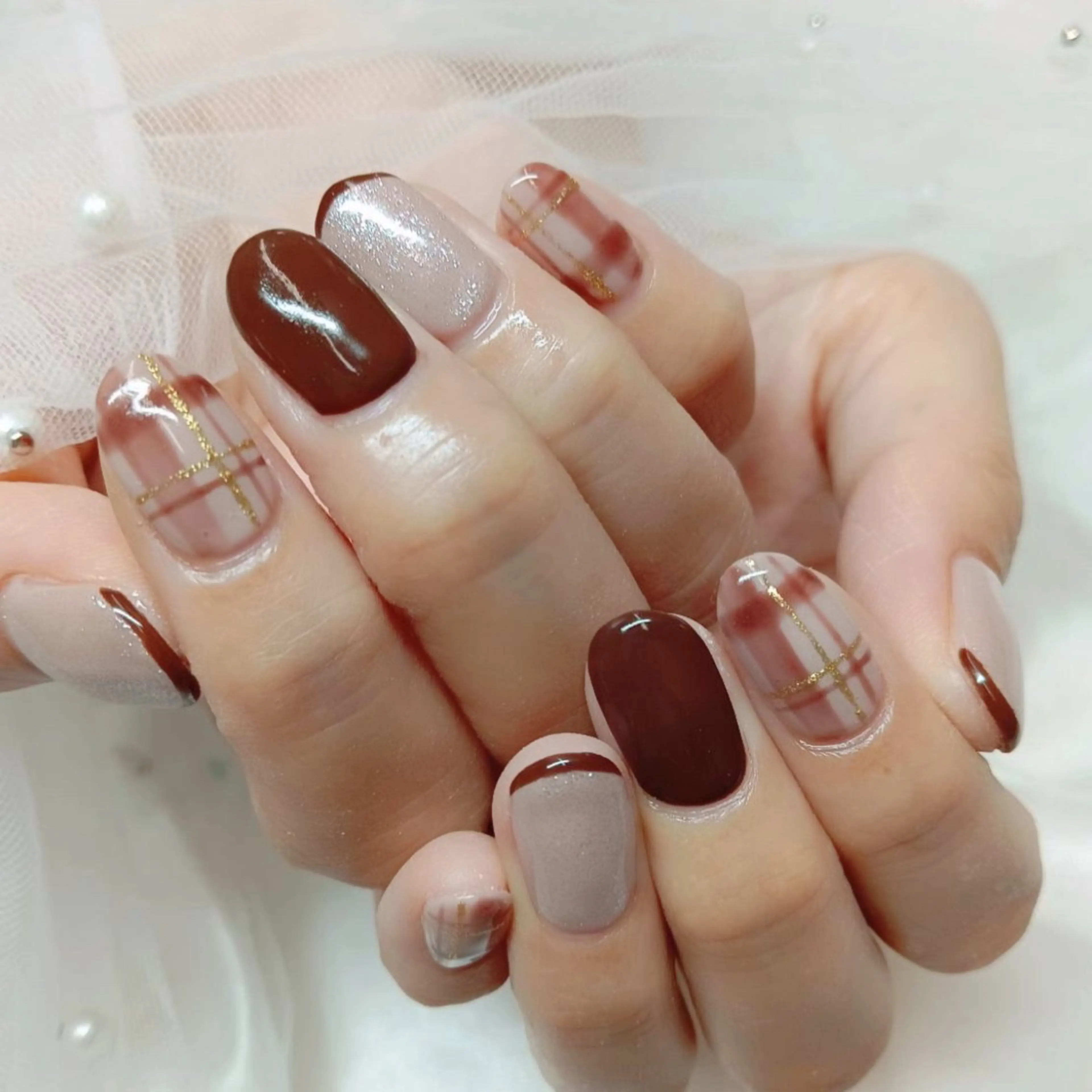 ネイル ハンドネイル 柘植 祐子のネイルデザイン