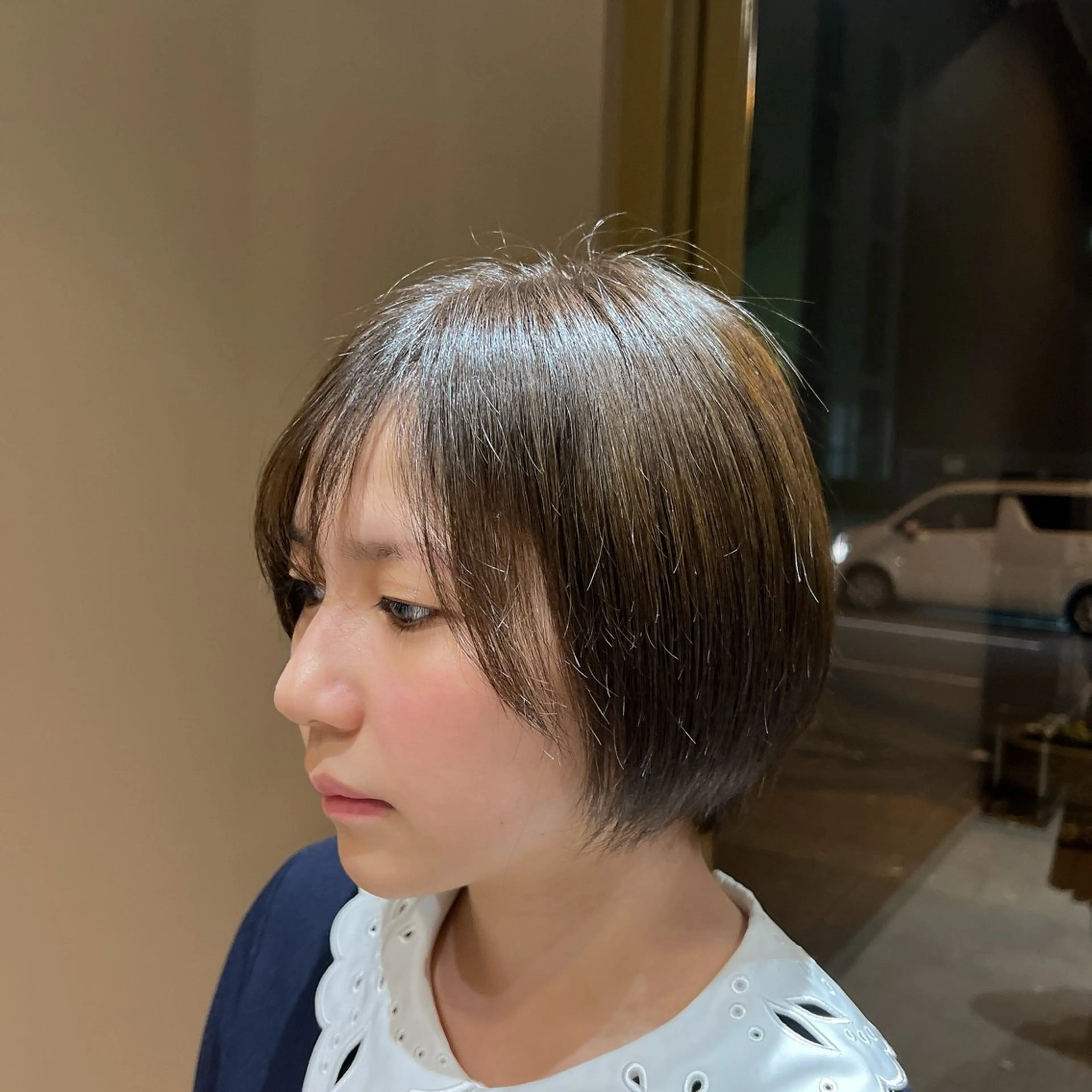 ショート カラー グレージュ keita💫暖色系 💫ハイトーン💫のヘアスタイル