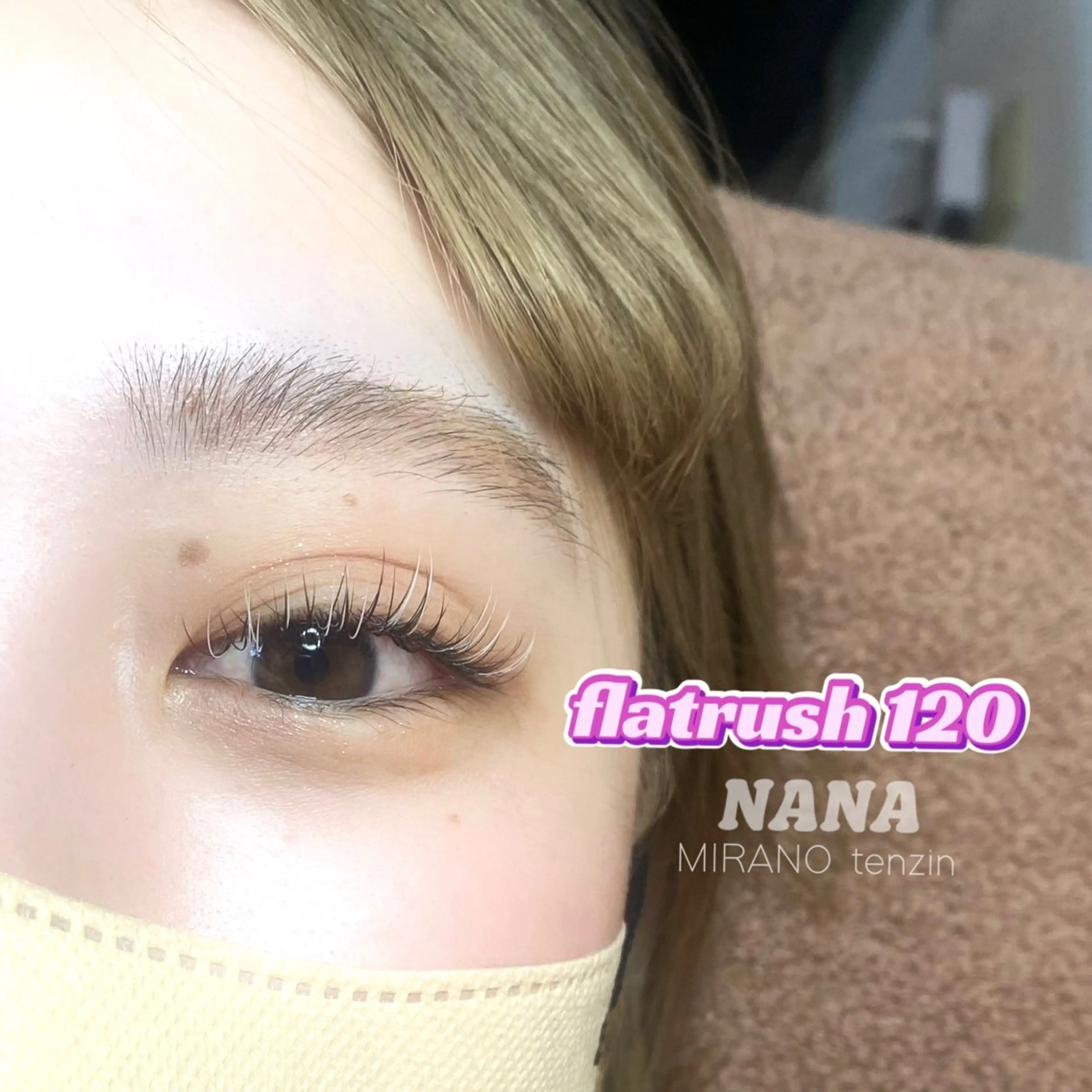 マツエク・マツパ NANA  MILANO所属・𝘒𝘈𝘌𝘋𝘌 天神𝘕𝘈𝘕𝘈のマツエク・マツパデザイン