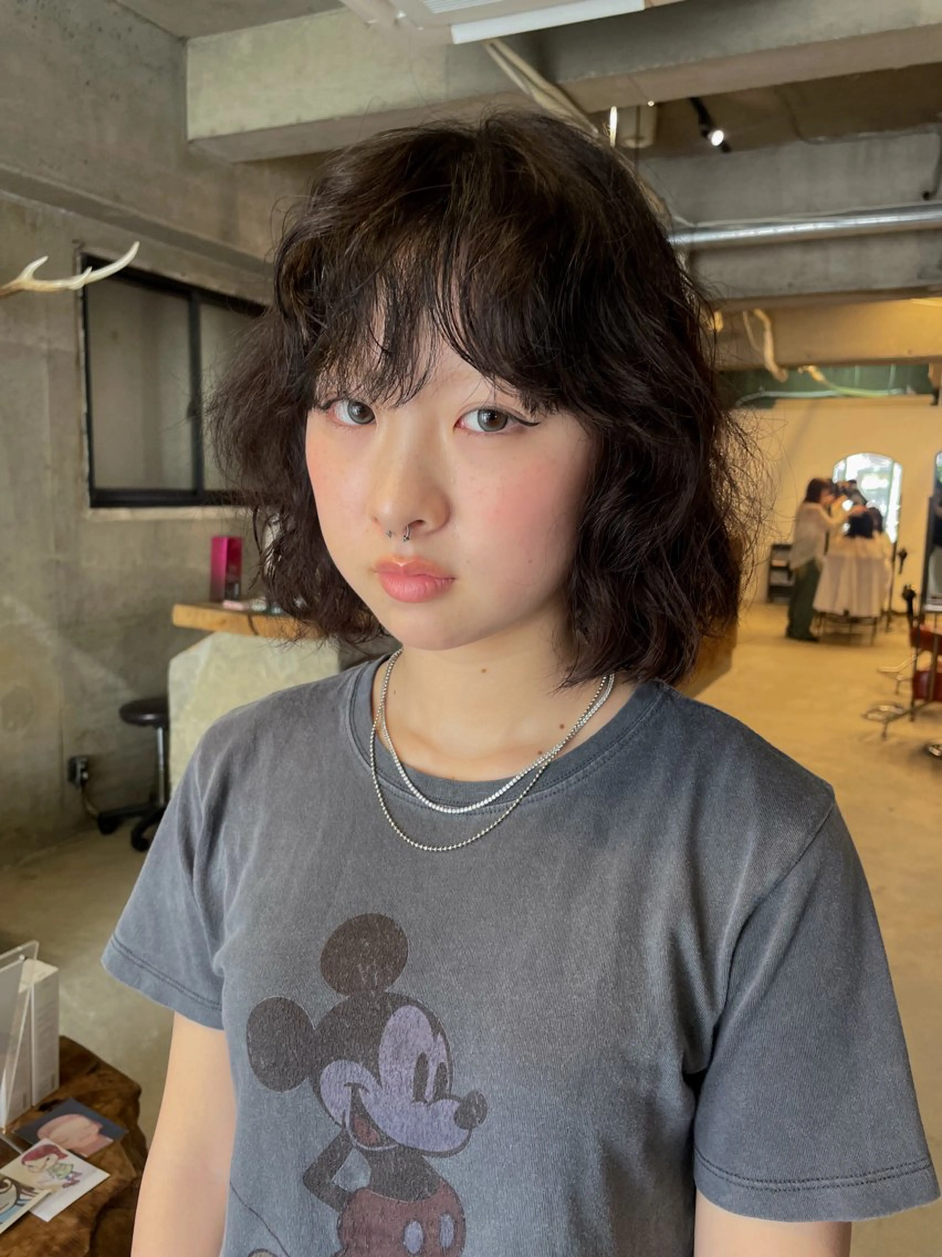 ショート パーマ パーマ/レイヤー 岩山丈一郎のヘアスタイル