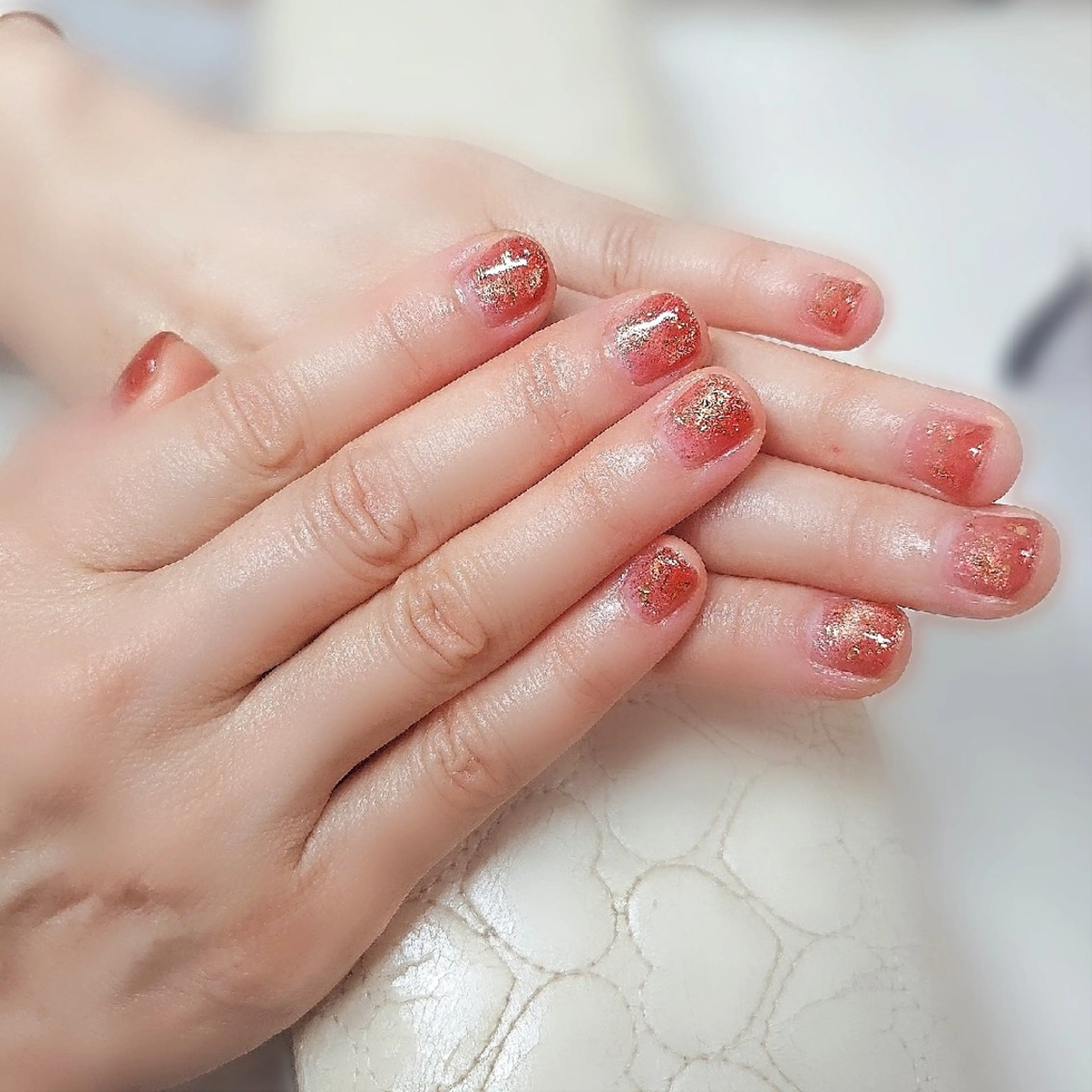 ネイル キラキラネイル マグネットネイル 黒浜 ちなみのネイルデザイン