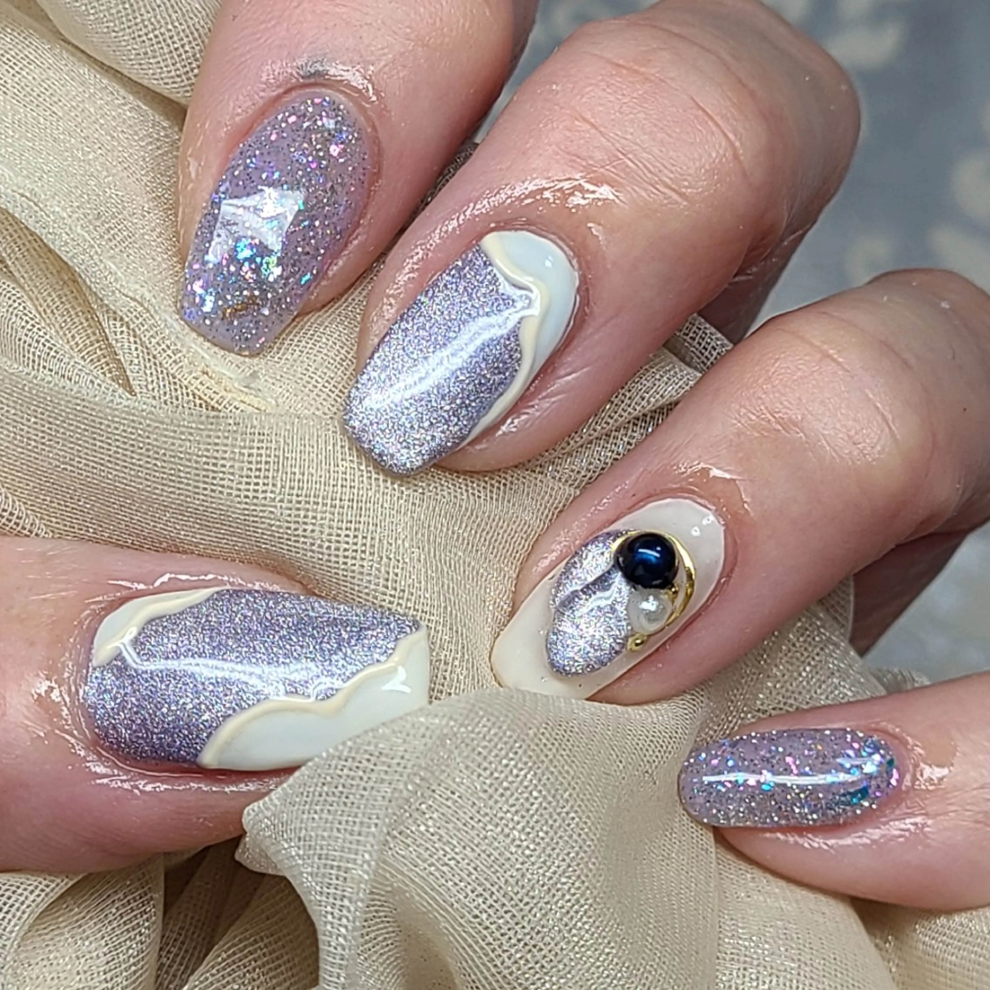 ネイル フラッシュネイル マグネットネイル Nail  Ai    のネイルデザイン