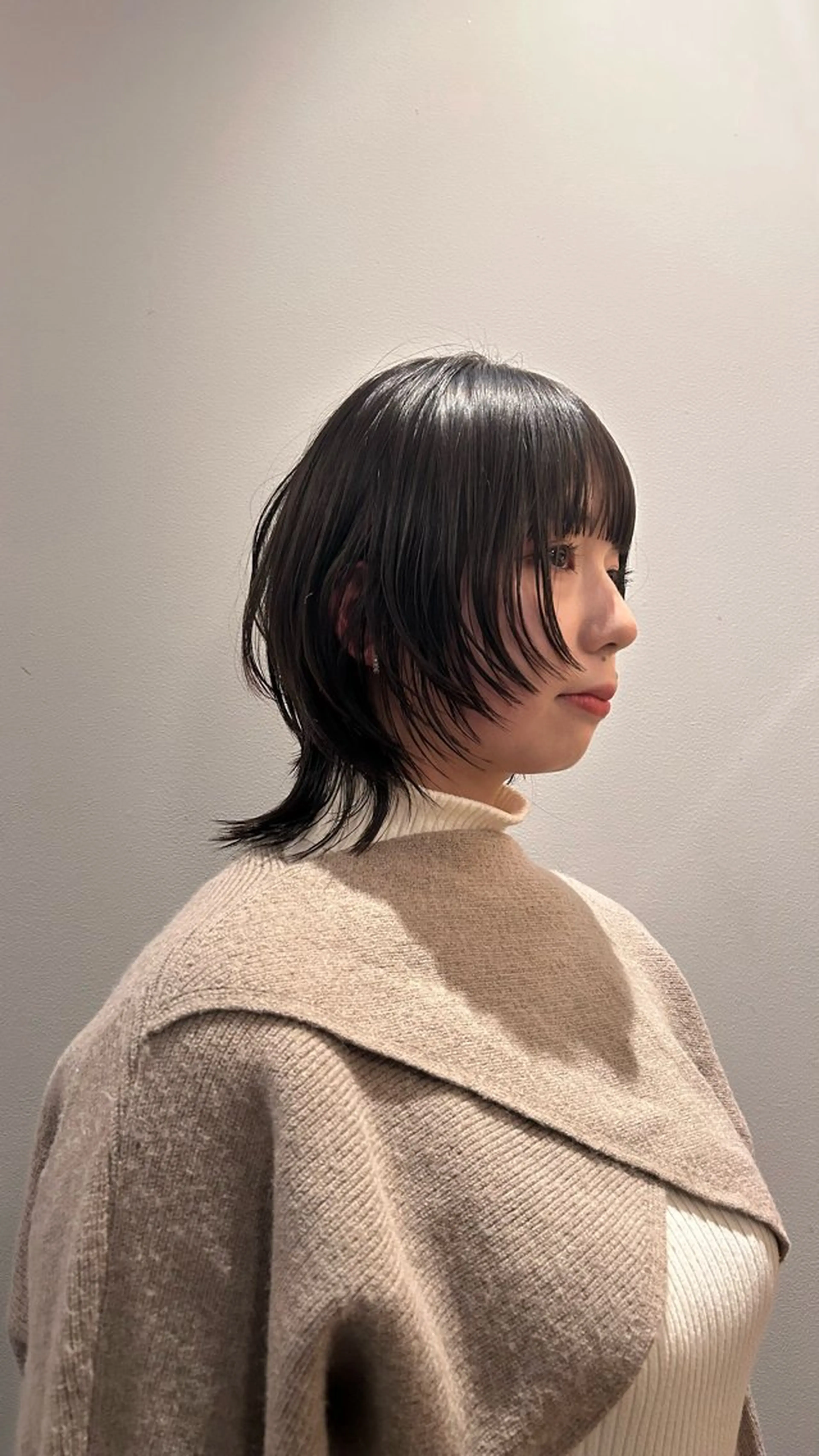 ミディアム ボブレイヤー ミディアムレイヤー ボブ レイヤーカット ウルフカット 🌿ボブ パーマ高橋啓太🌿のヘアスタイル