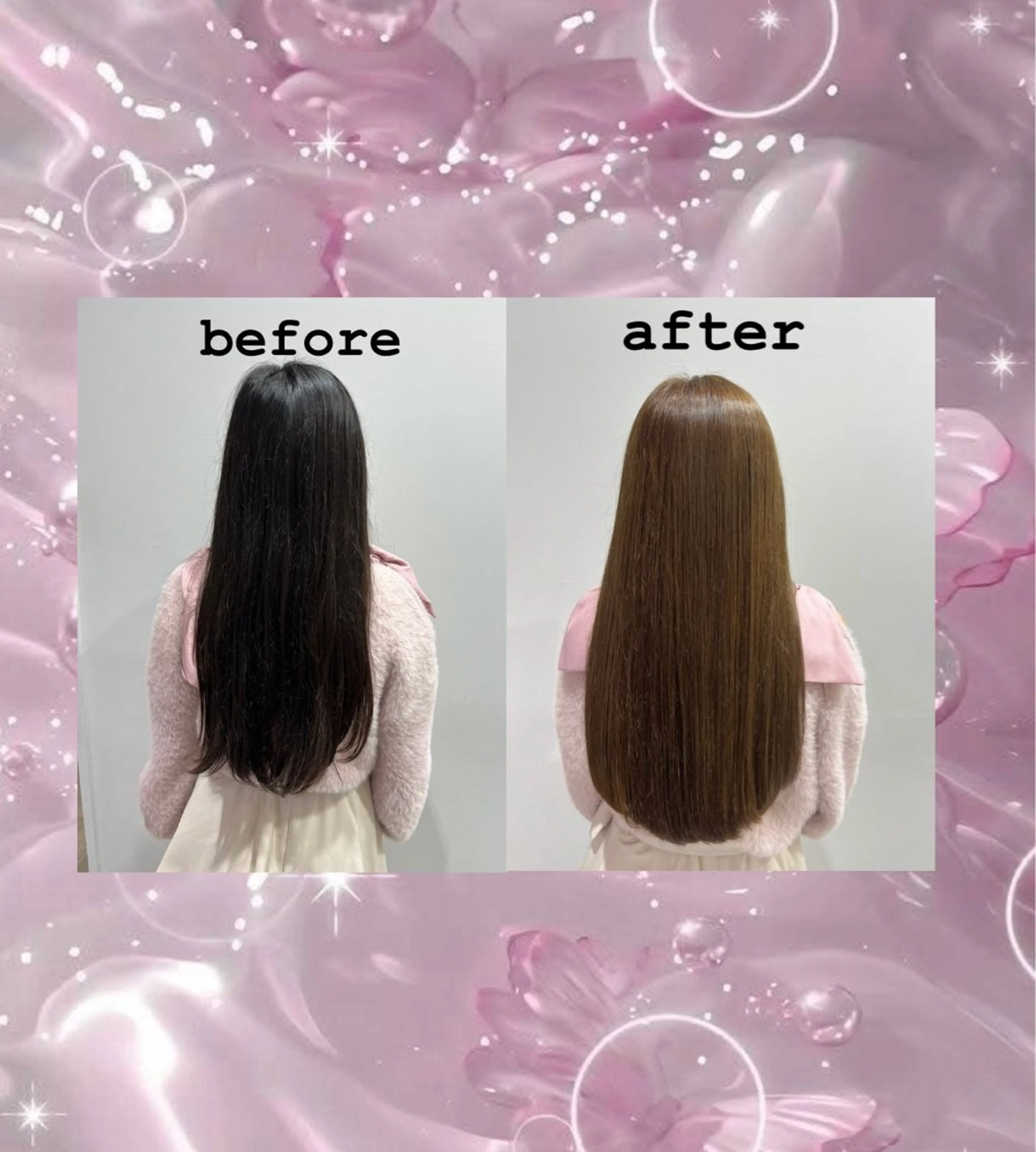 カット+カラー🩵の写真