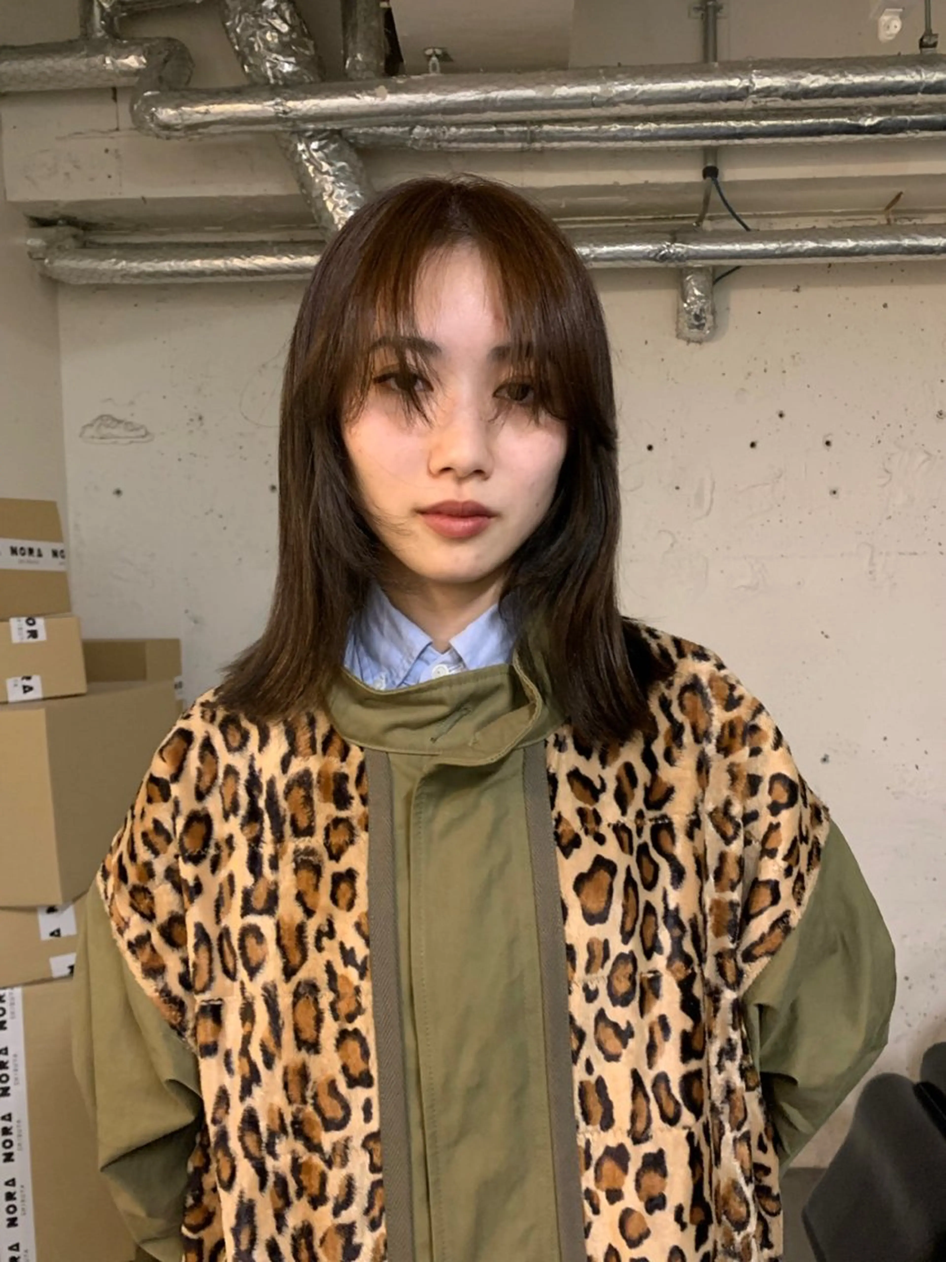 セミロング カラー ハッシュカット/ MAYAのヘアスタイル