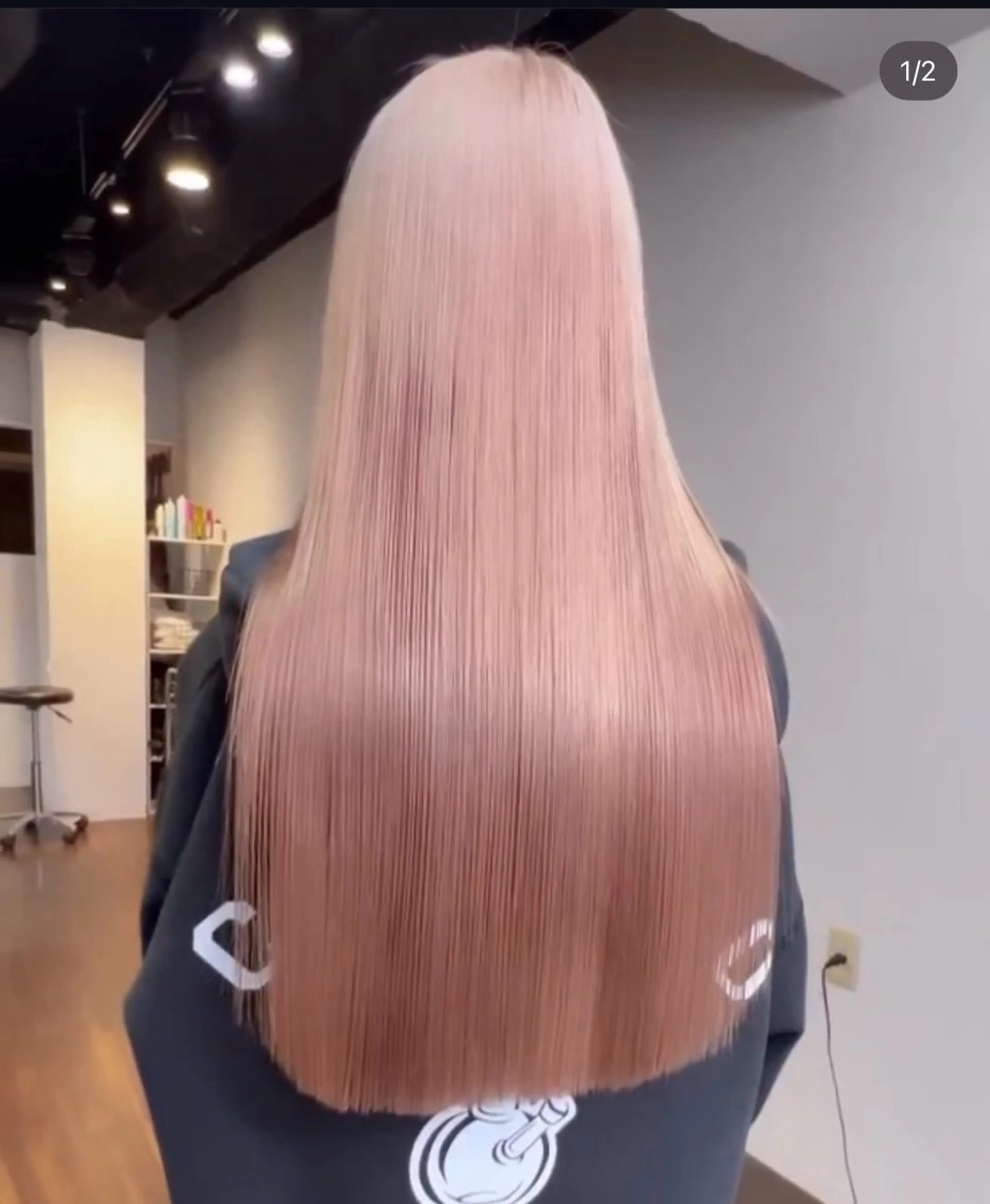 ロング カラー ヘアカラー 🧡梅田ハイトーン カラー🧡runaのヘアスタイル