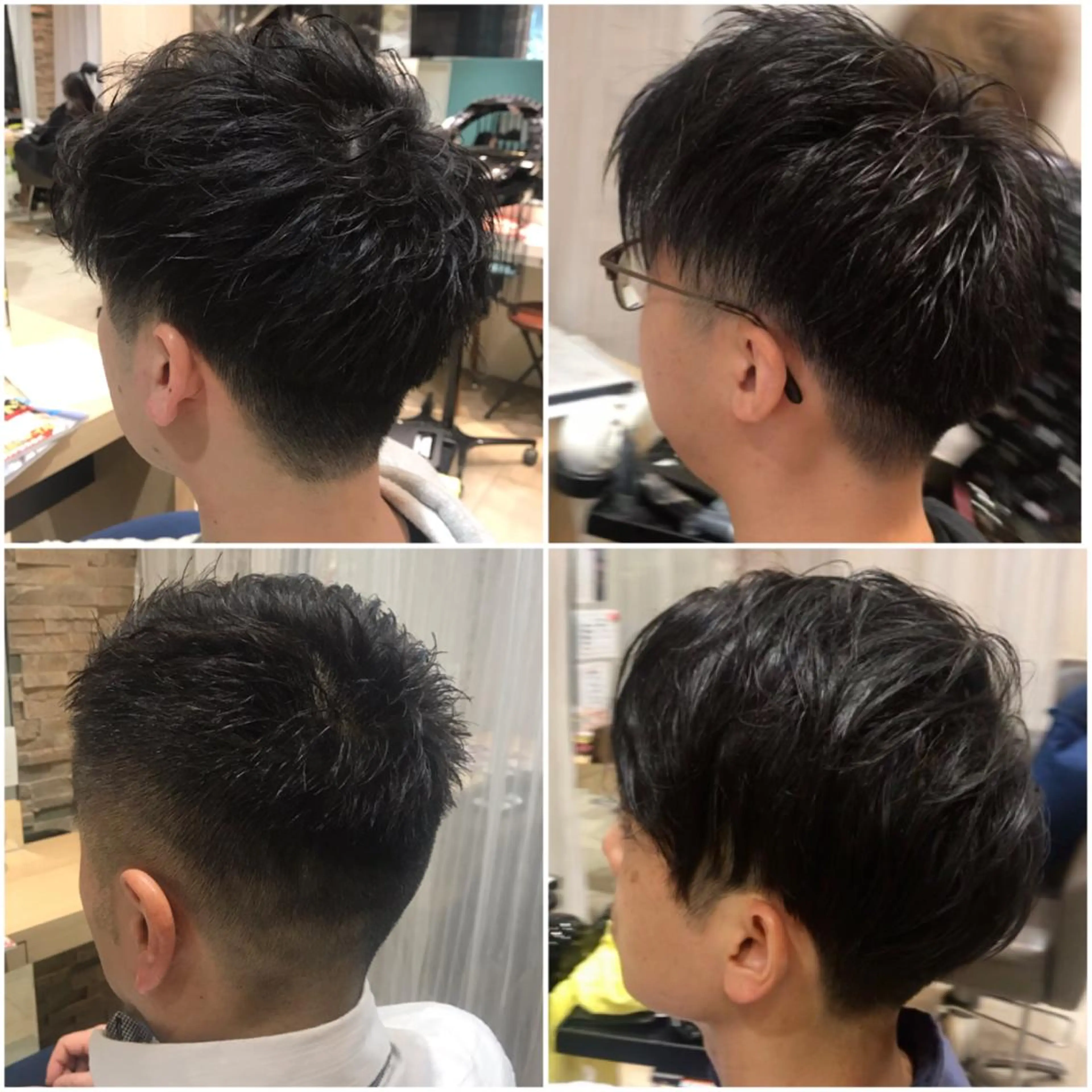 ショート パーマ メンズ 阿部 響香のヘアスタイル