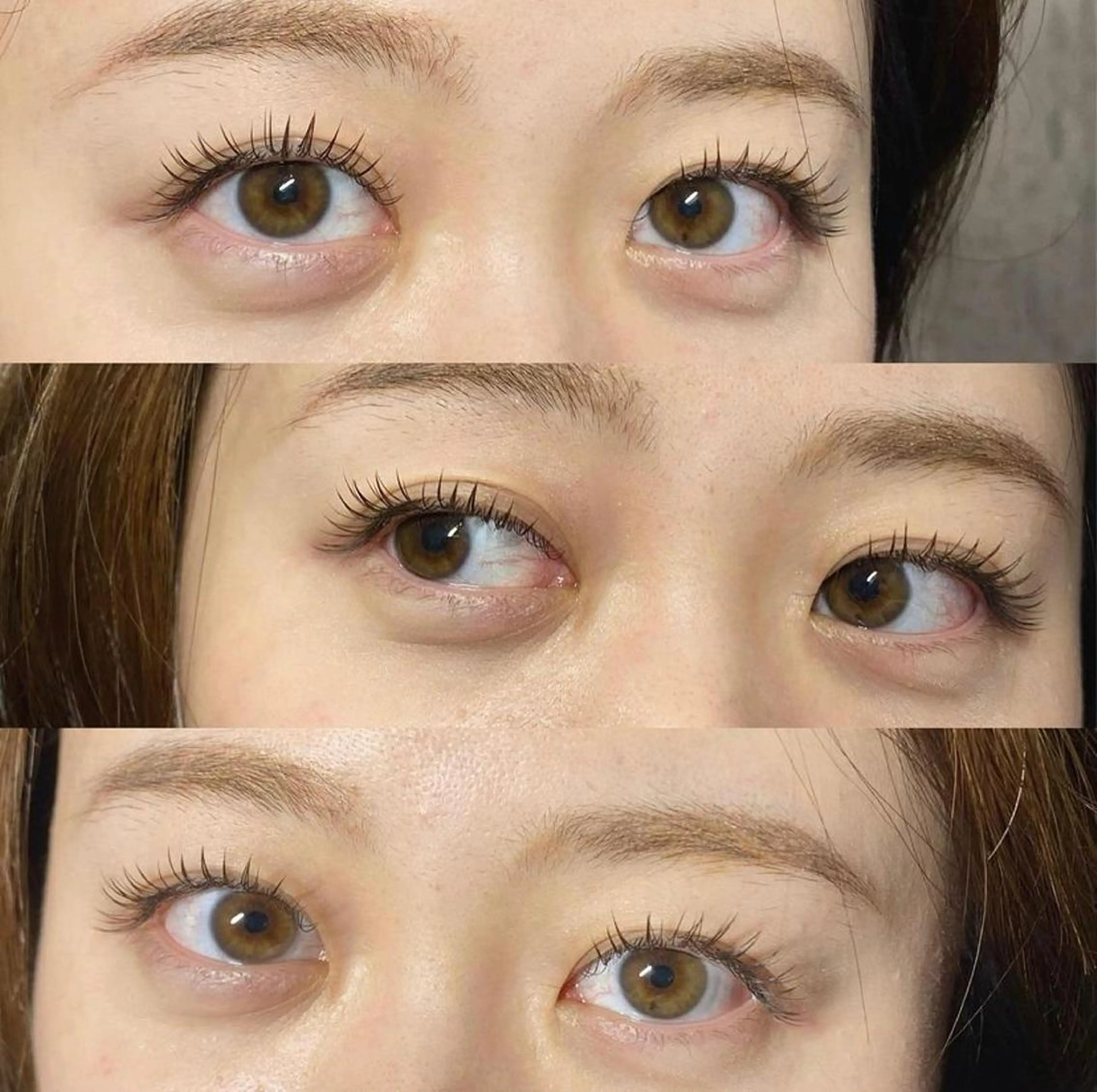 マツエク・マツパ カラーマツエク フラットラッシュ マツエク La SHE's難波店所属・KA EDEのマツエク・マツパデザイン