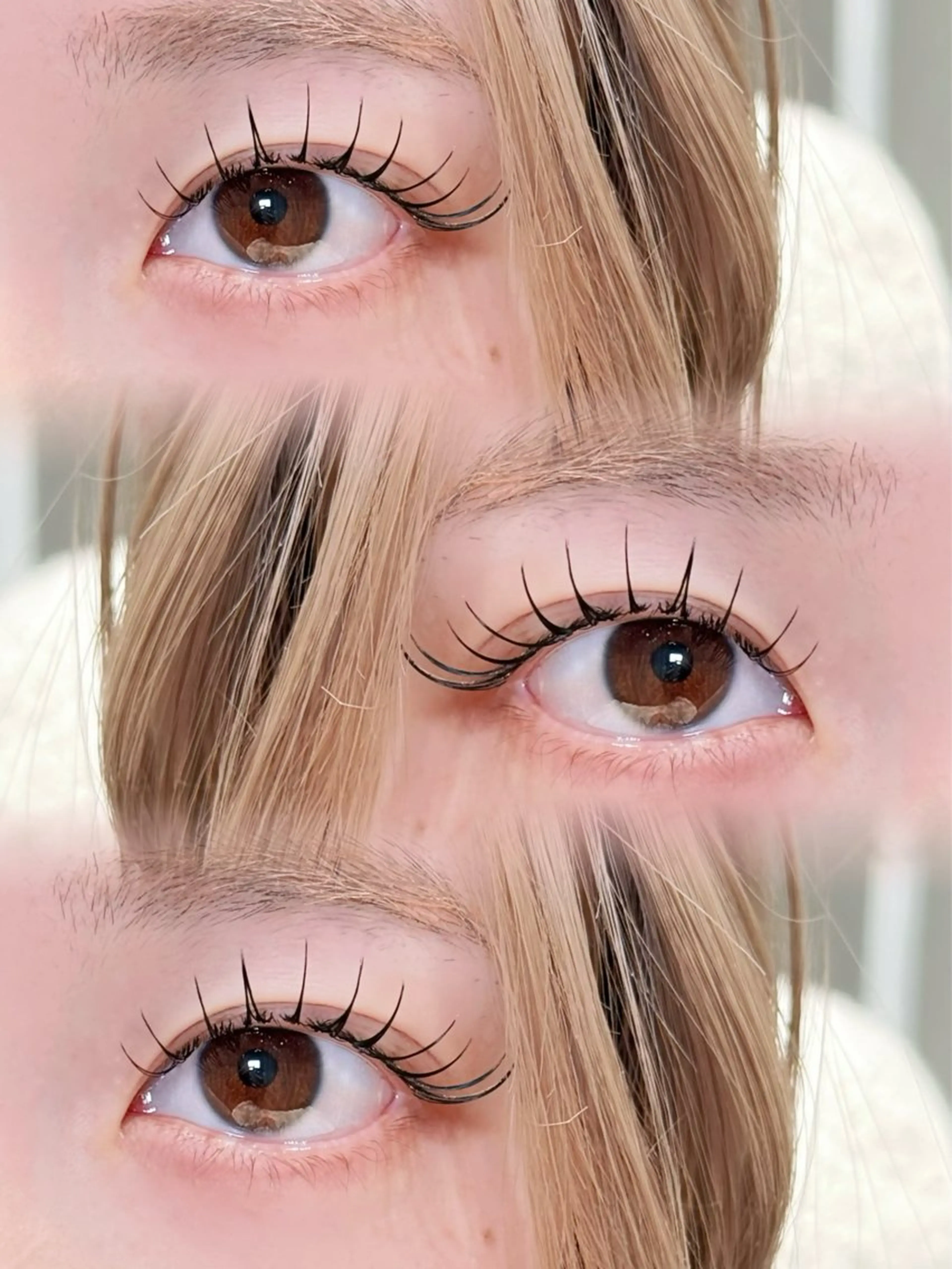 マツエク・マツパ Cカール フラットラッシュ ナチュラル 一重×まつ毛パーマ マツエク cherien eyelash&eyebrow（salon village）所属・梅津/cherien 渋谷・明治神宮前のマツエク・マツパデザイン