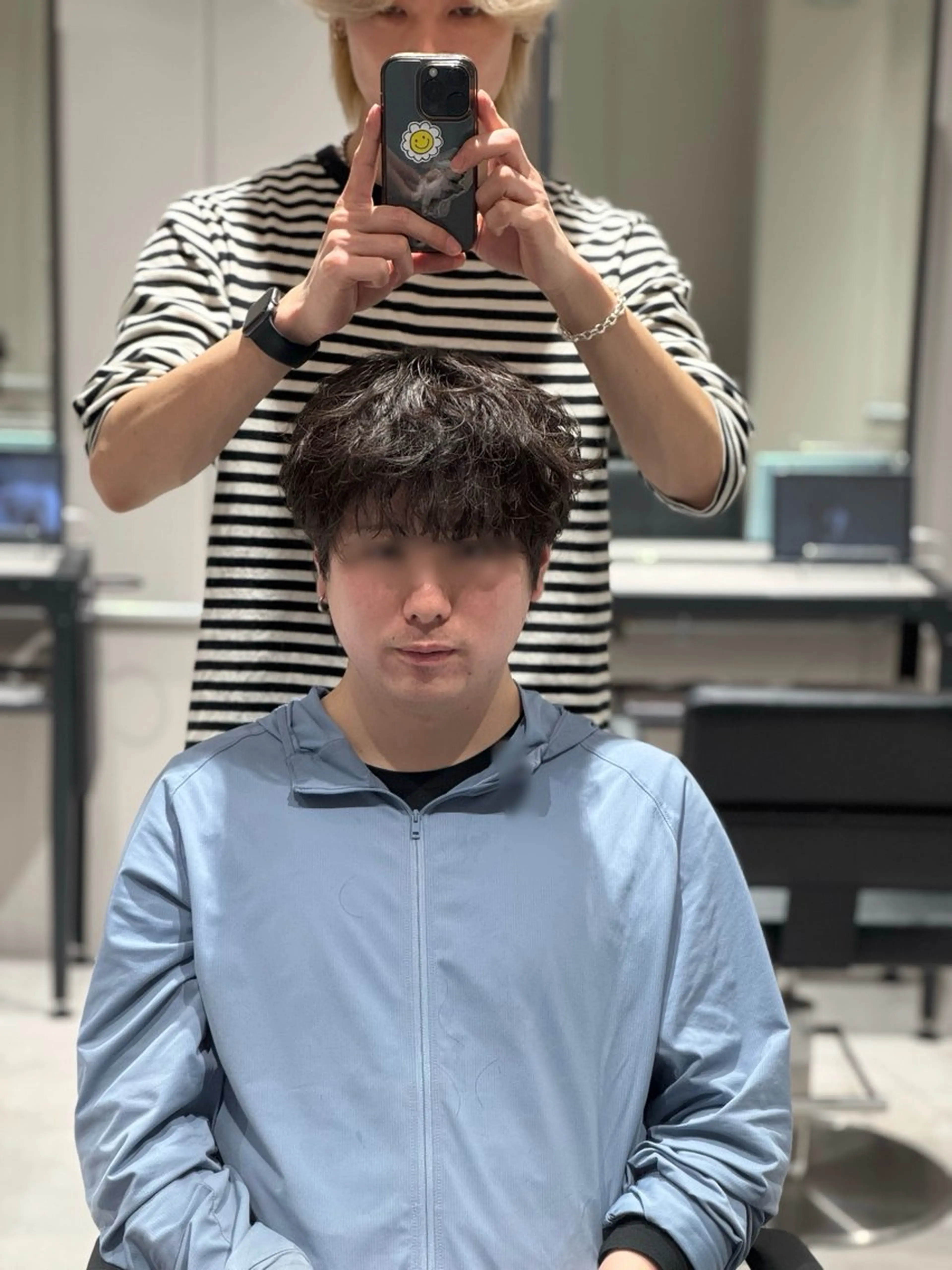 メンズ メンズパーマ 曲がる縮毛/カルマパ ーマ/池袋/横村大全のヘアスタイル