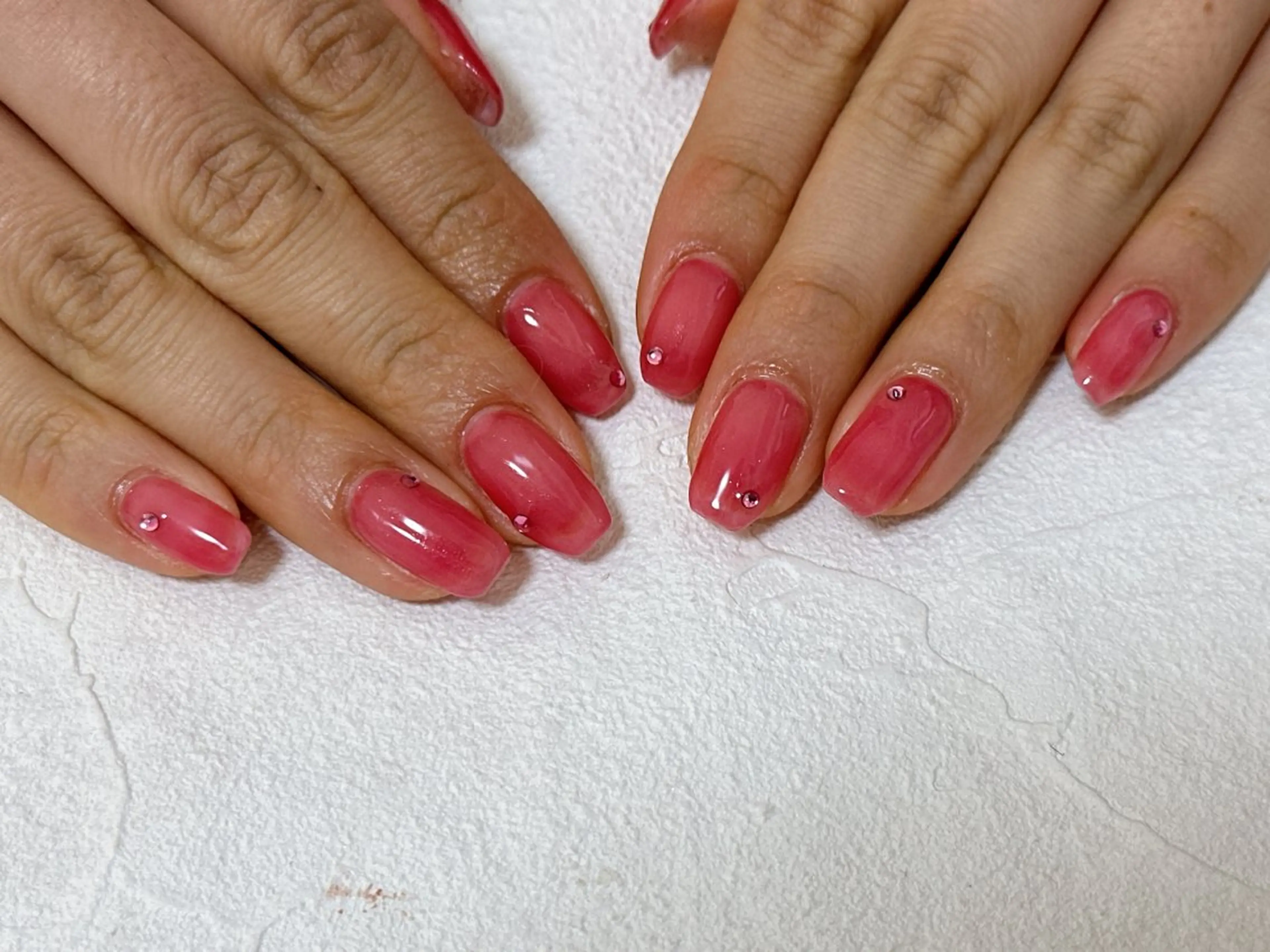 ネイル オーロラネイル フットネイル フレンチネイル ジェルネイル 韓国ネイル ハンドネイル Mogu nail 二子玉川のネイルデザイン