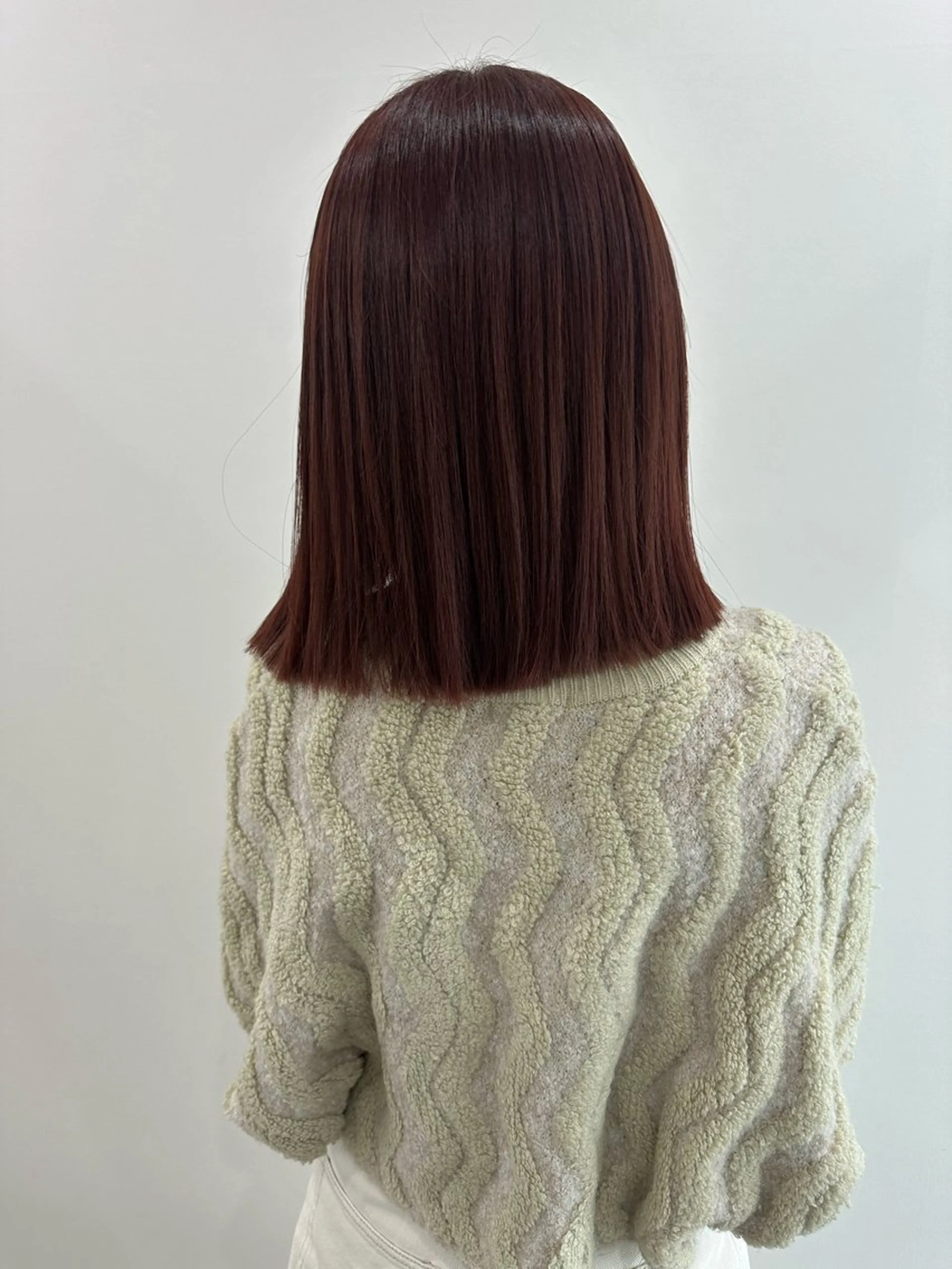 ミディアム カラー カット ヘアカラー トリートメント ヘアセット/艶カラー 💐nao.のヘアスタイル