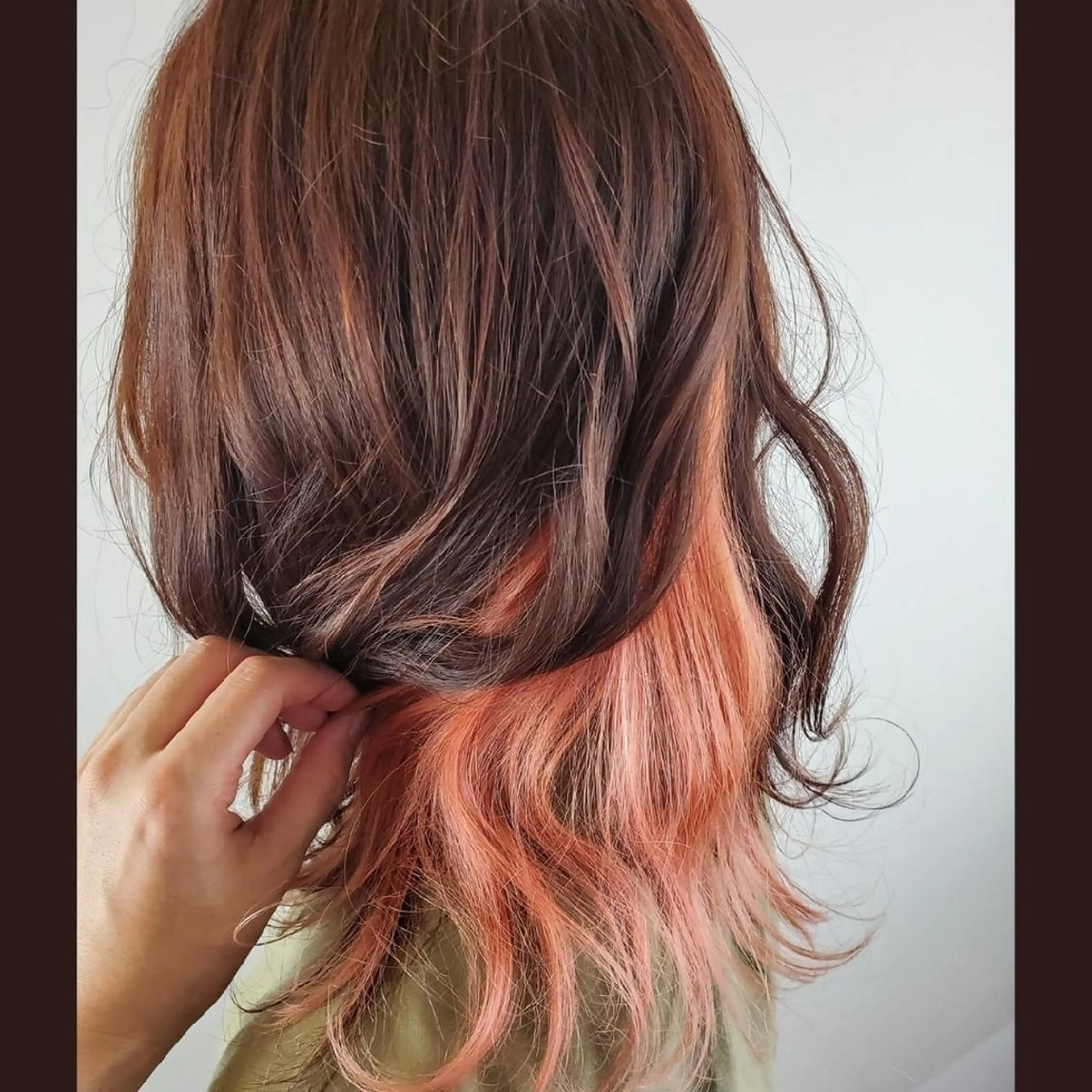 セミロング カラー インナーカラー HAIRMAKE y21青葉台所属・鈴木 那由人のヘアスタイル