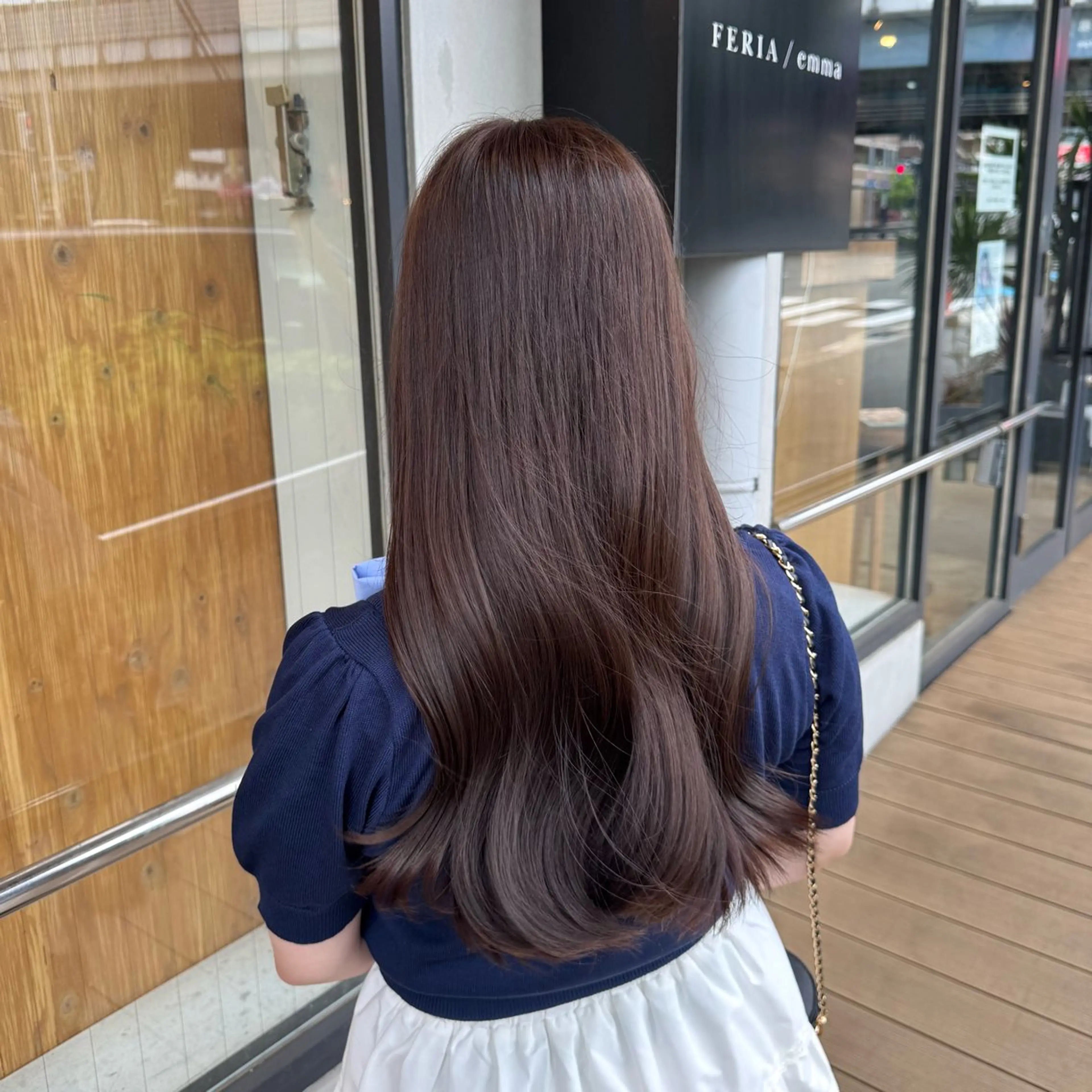 ロング カラー OUD尼崎 KAO🍀🫧のヘアスタイル