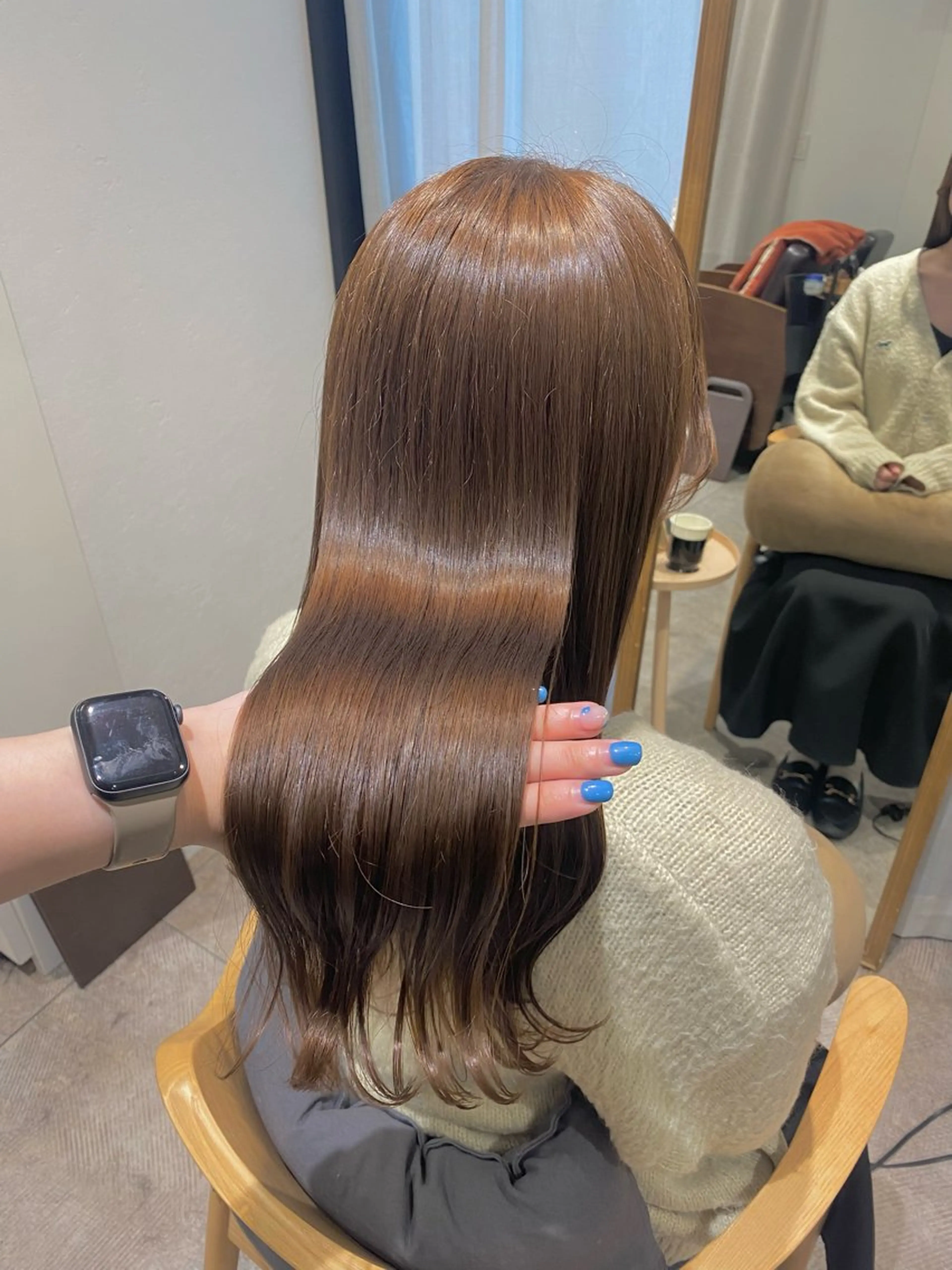 ロング カラー ヘアカラー 透明感カラー/韓国 ヘア🩶yuri🩵のヘアスタイル