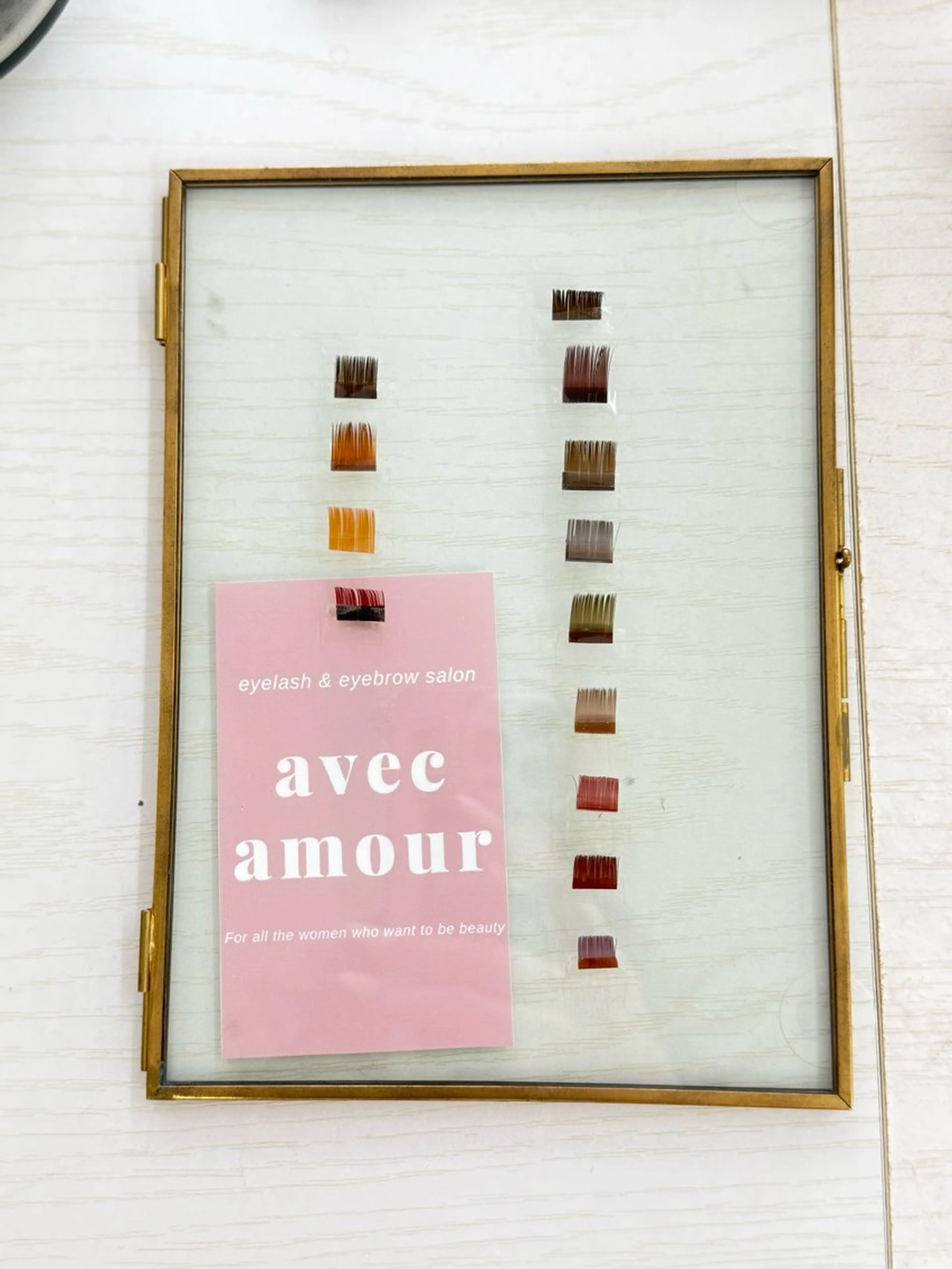 ブラウンエクステ100本　練習モデル🎀の写真