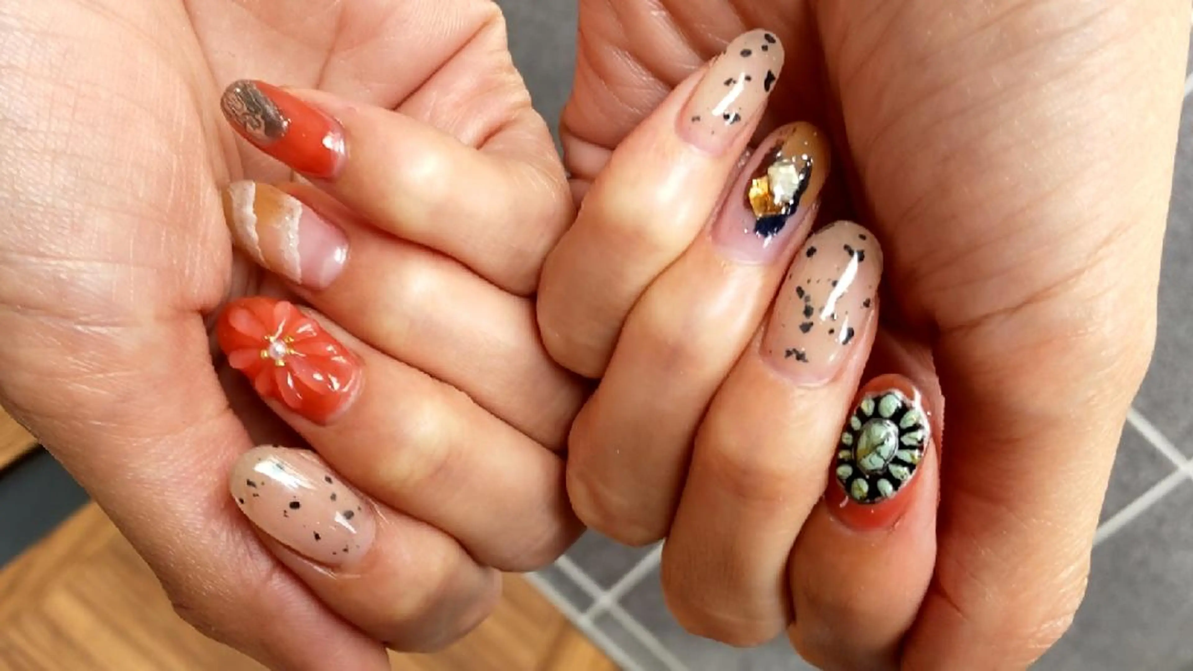 ネイル ハンドネイル infinity skyのネイルデザイン