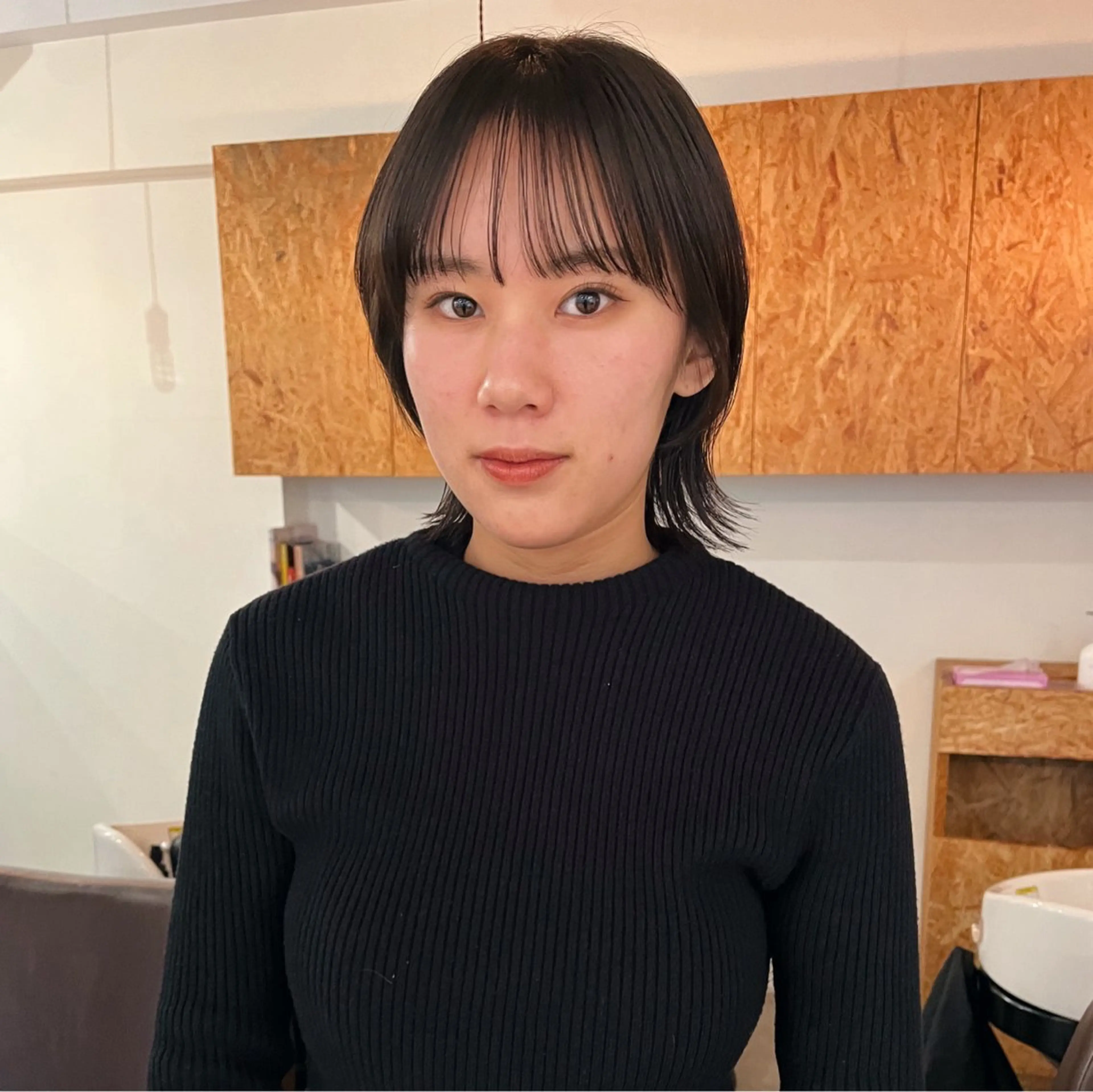 ミディアム ボブ ウルフカット 暖色/パーマ 🌼クニトウメイのヘアスタイル