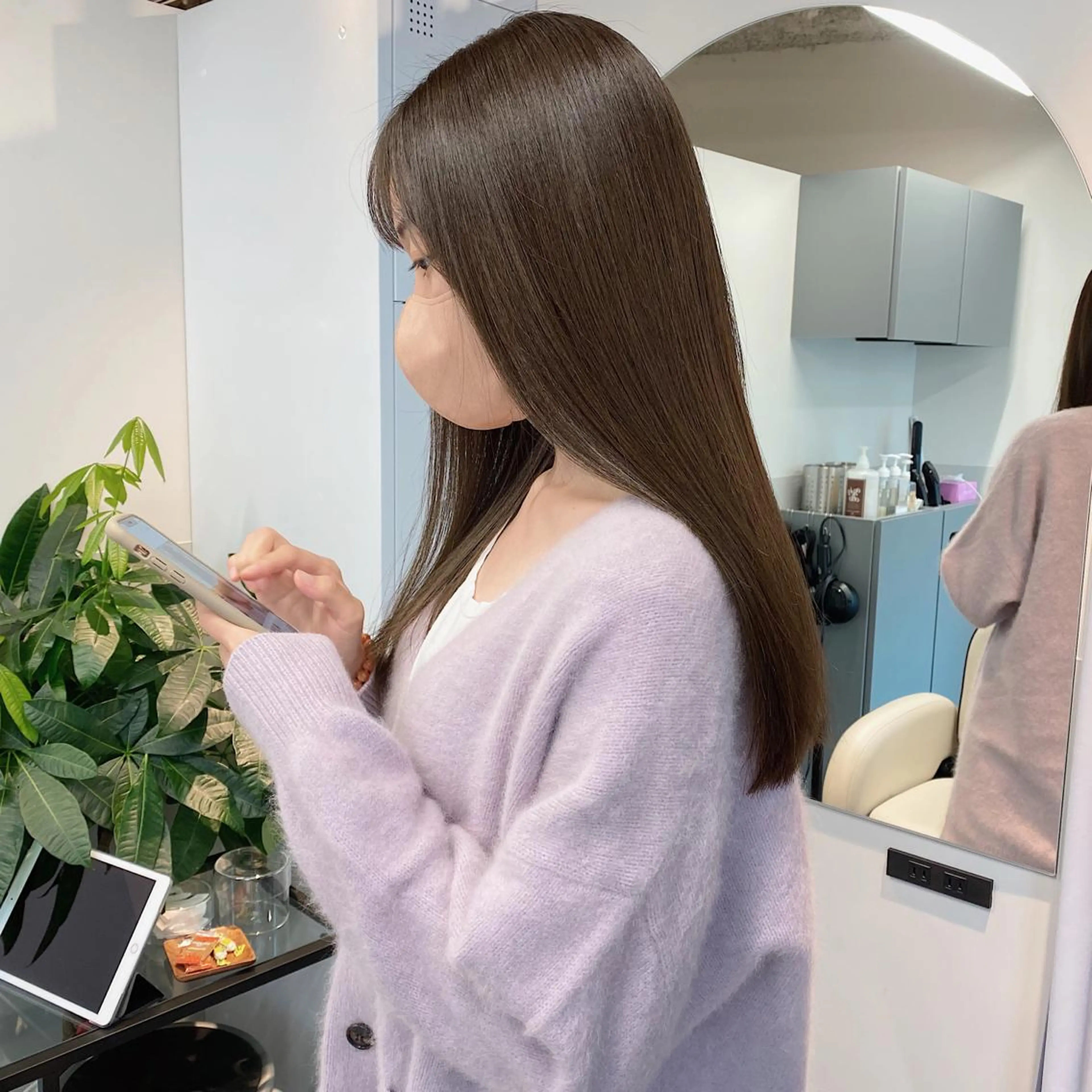 ロング カラー ヘアアレンジ ブリーチなしカラー/ 髪質改善/寺門束のヘアスタイル