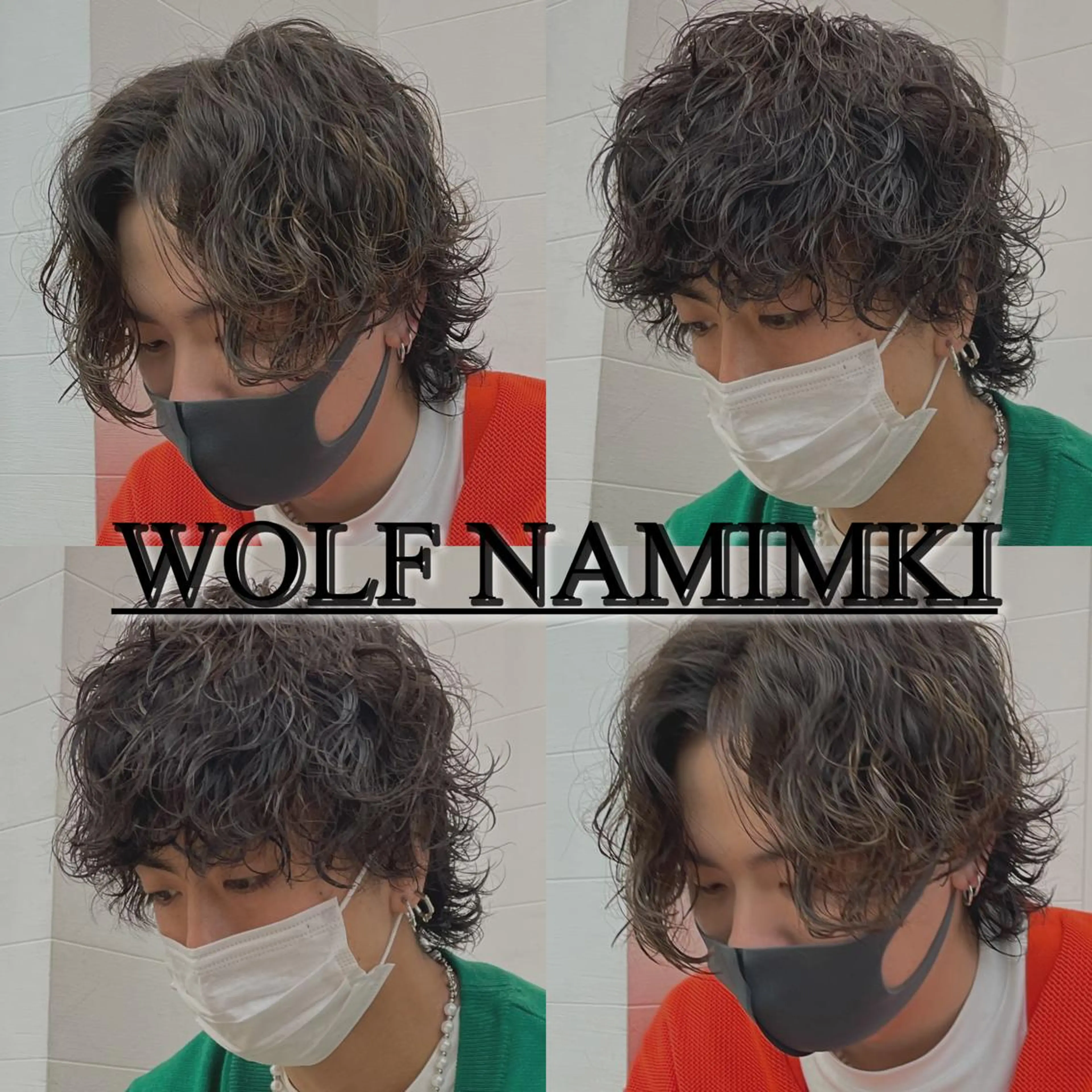 ミディアム パーマ メンズ HIKARU副店長/ ✨️髪質改善のヘアスタイル