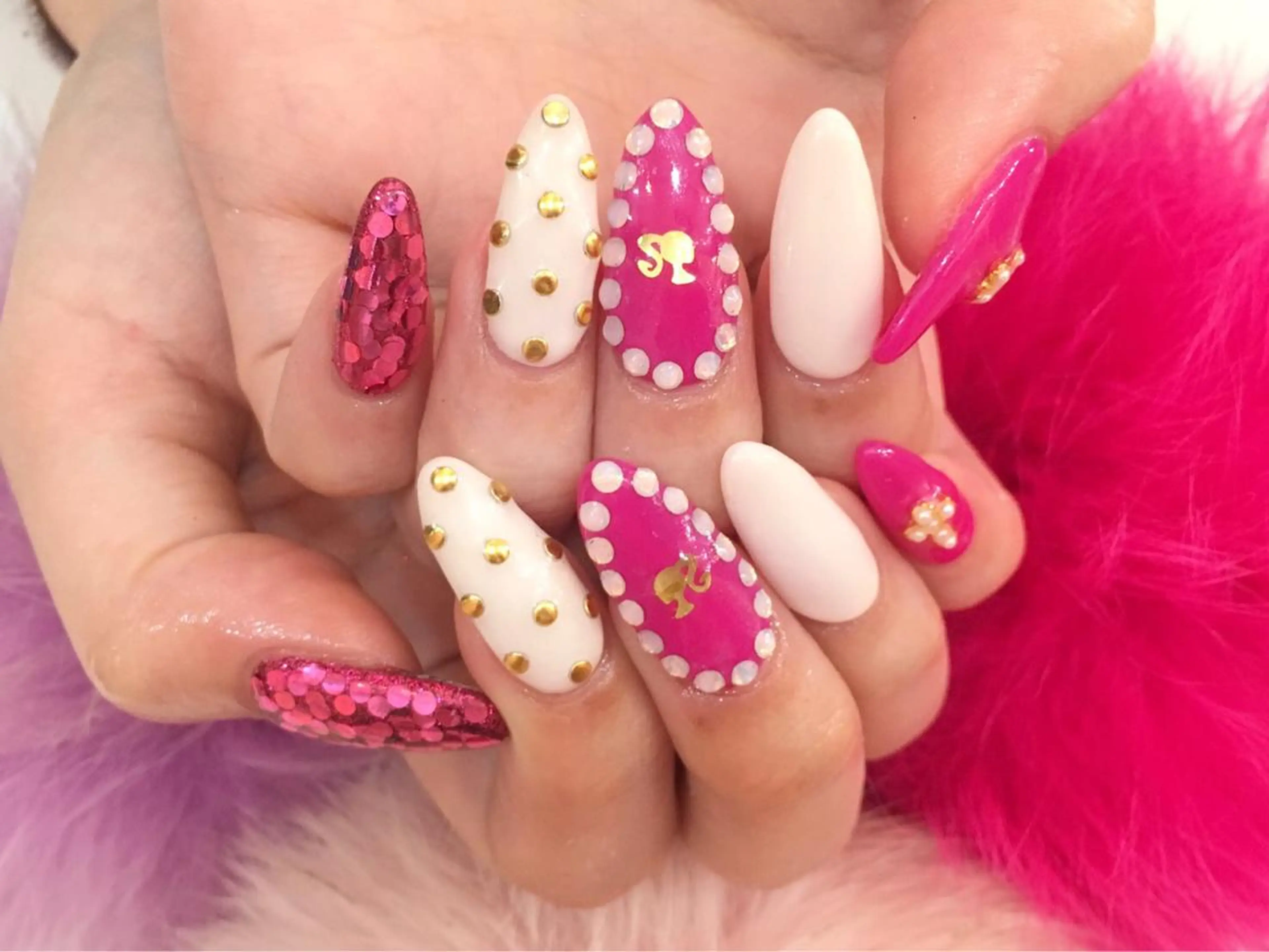 セミロング カラー ネイル NAILSGOGO shibuyaのネイルデザイン