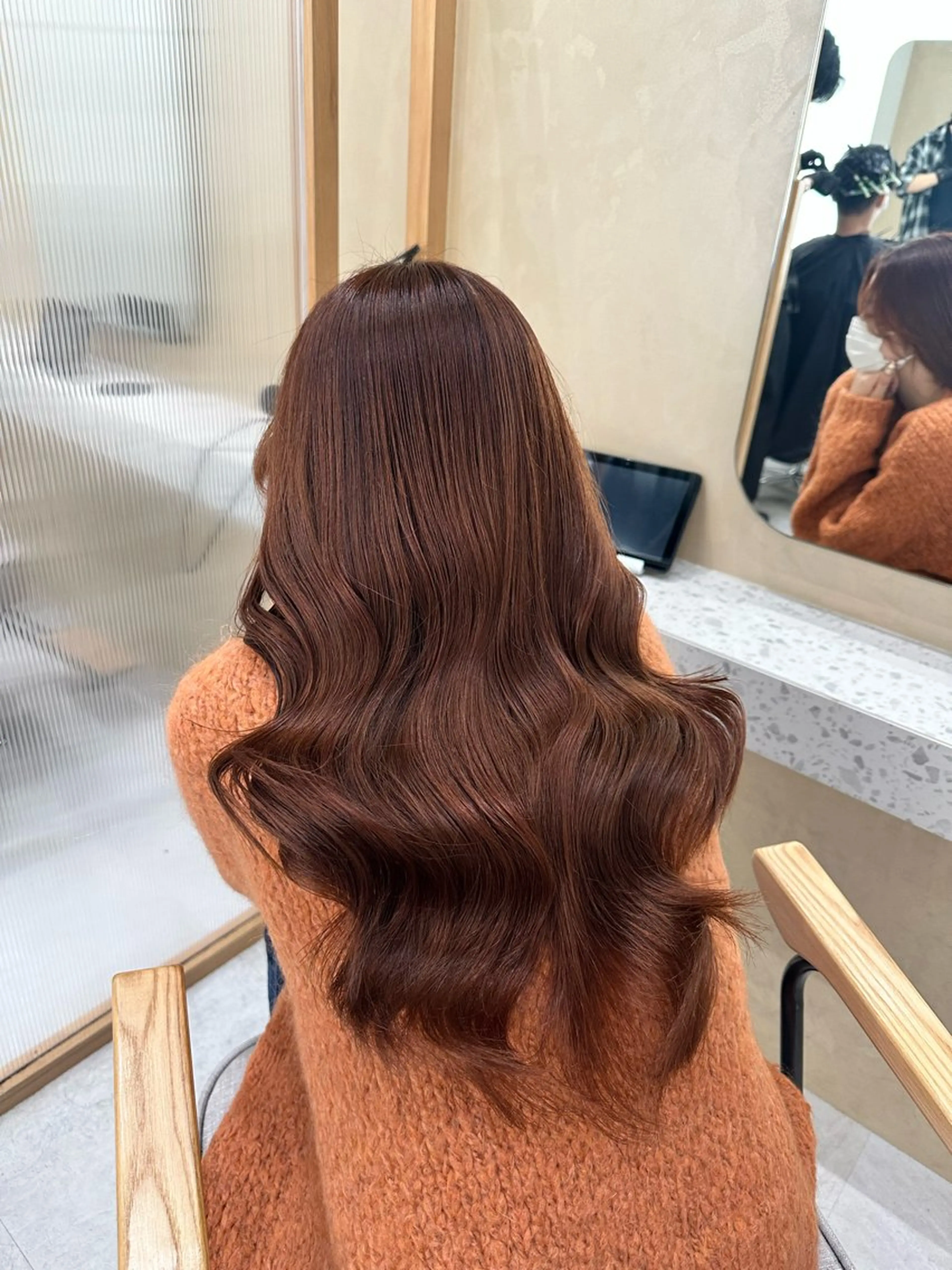 ロング カラー トリートメント 中韓style 💄🤍愛子🇨🇳のヘアスタイル
