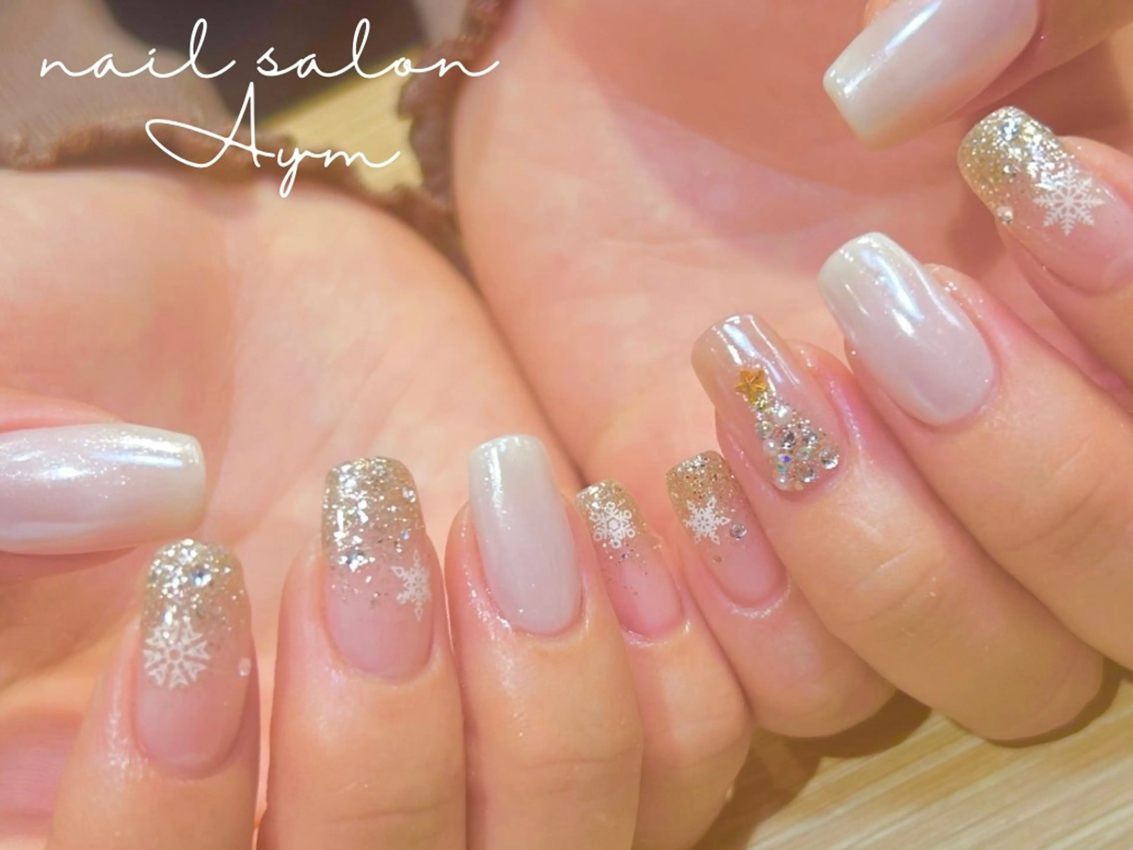 ネイル 冬ネイル ハンドネイル nail salon  Aym所属・nail salon Aymのネイルデザイン