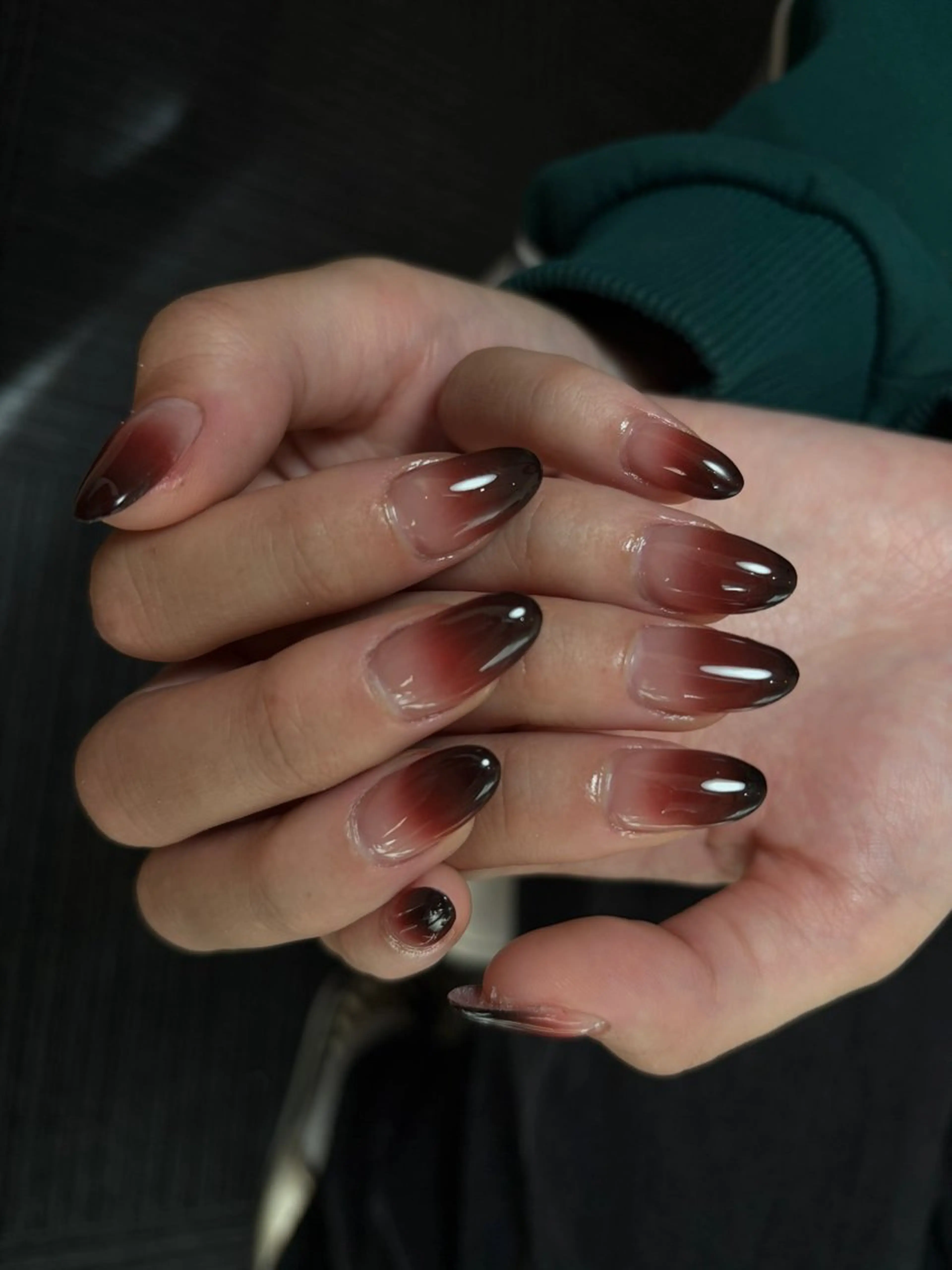 ネイル オーロラネイル チークネイル 長さ出し フットネイル フレンチネイル ハンドネイル ハンドケア J&C Nail Salon吉祥寺所属・YU KIのネイルデザイン