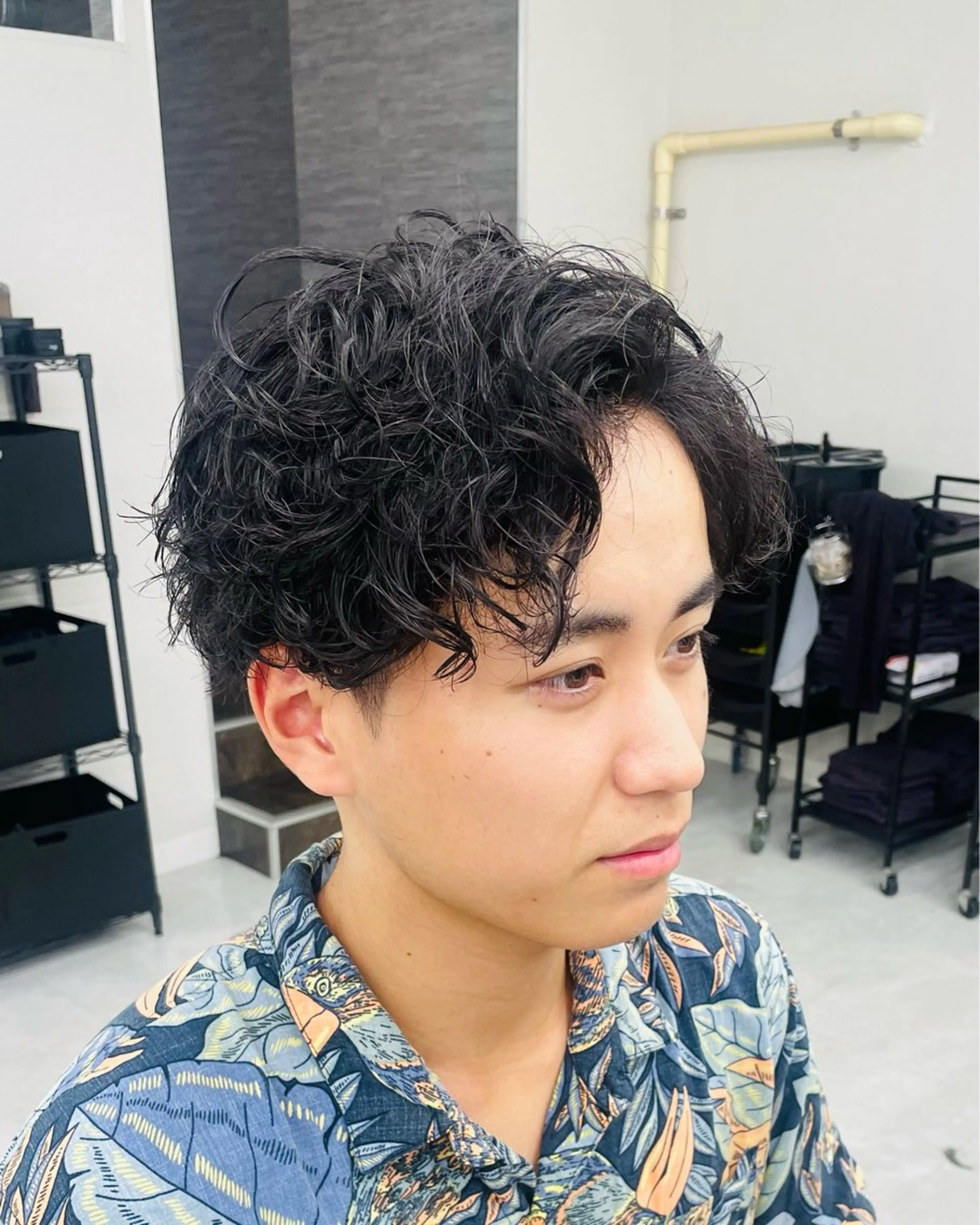 パーマ メンズ カット パーマ 👑メンズ/パーマ/ 小島桐弥👑のヘアスタイル