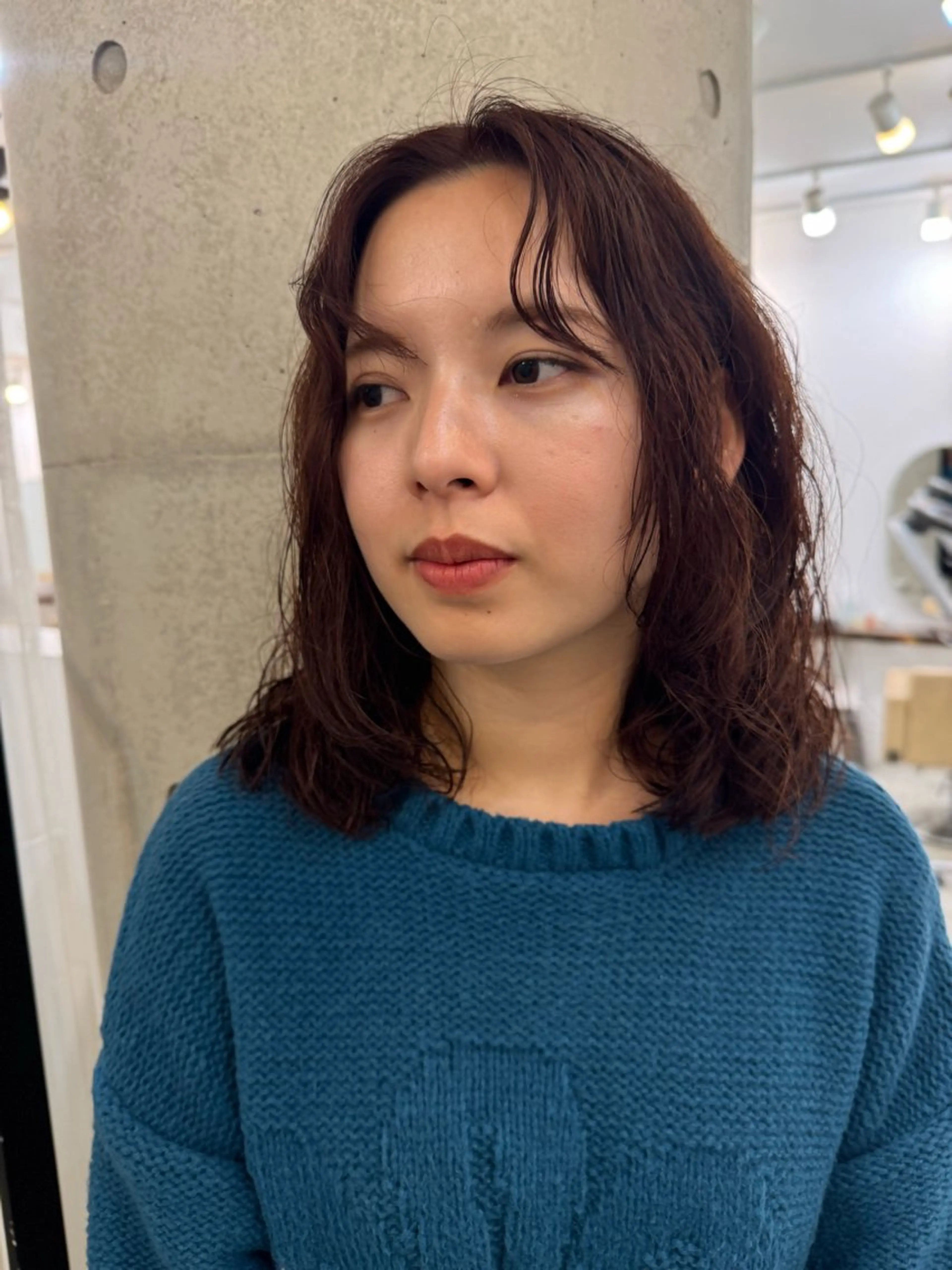 セミロング ヘアカラー ｔa k k e ｙｕのヘアスタイル