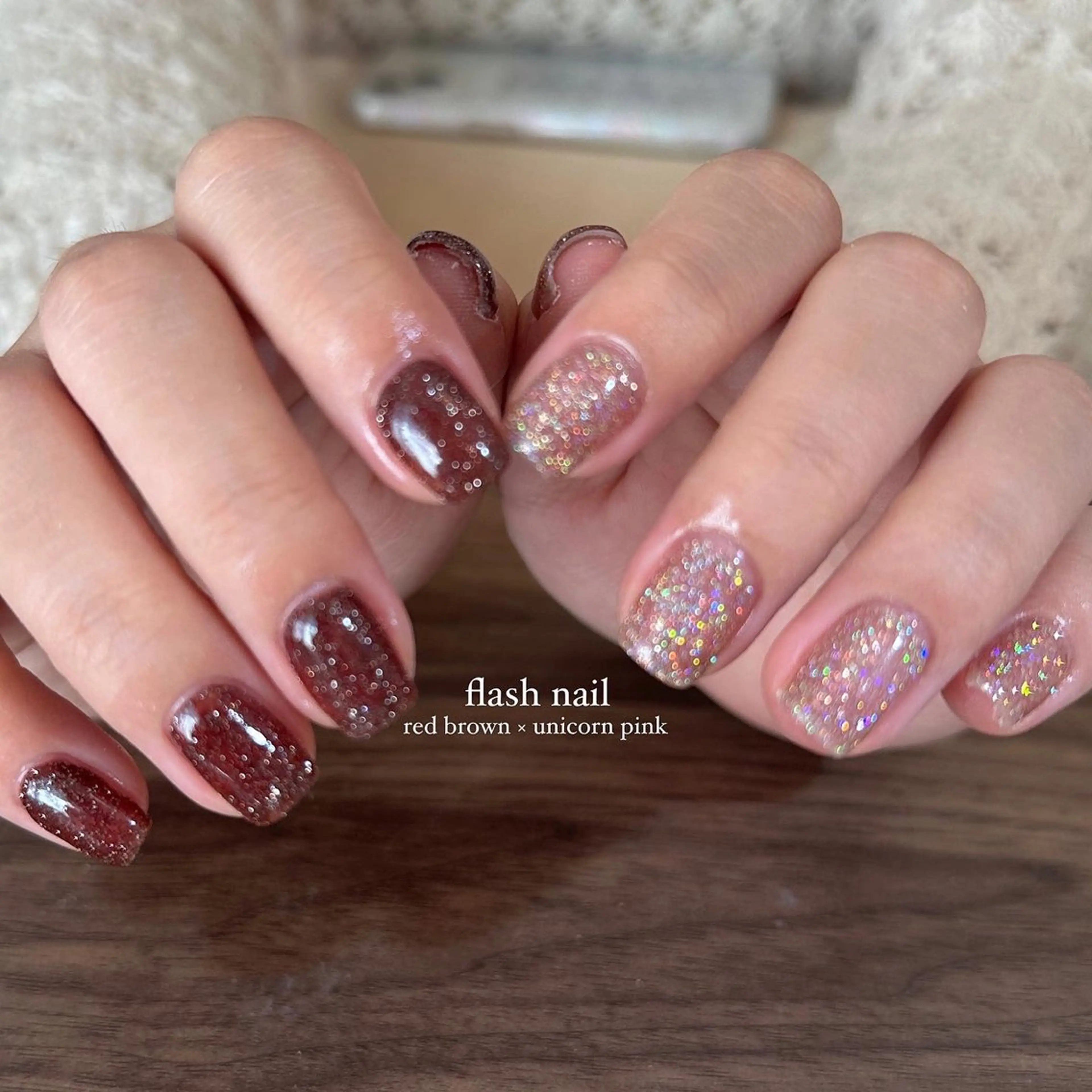 ネイル フラッシュネイル ハンドネイル mio _POHEURのネイルデザイン