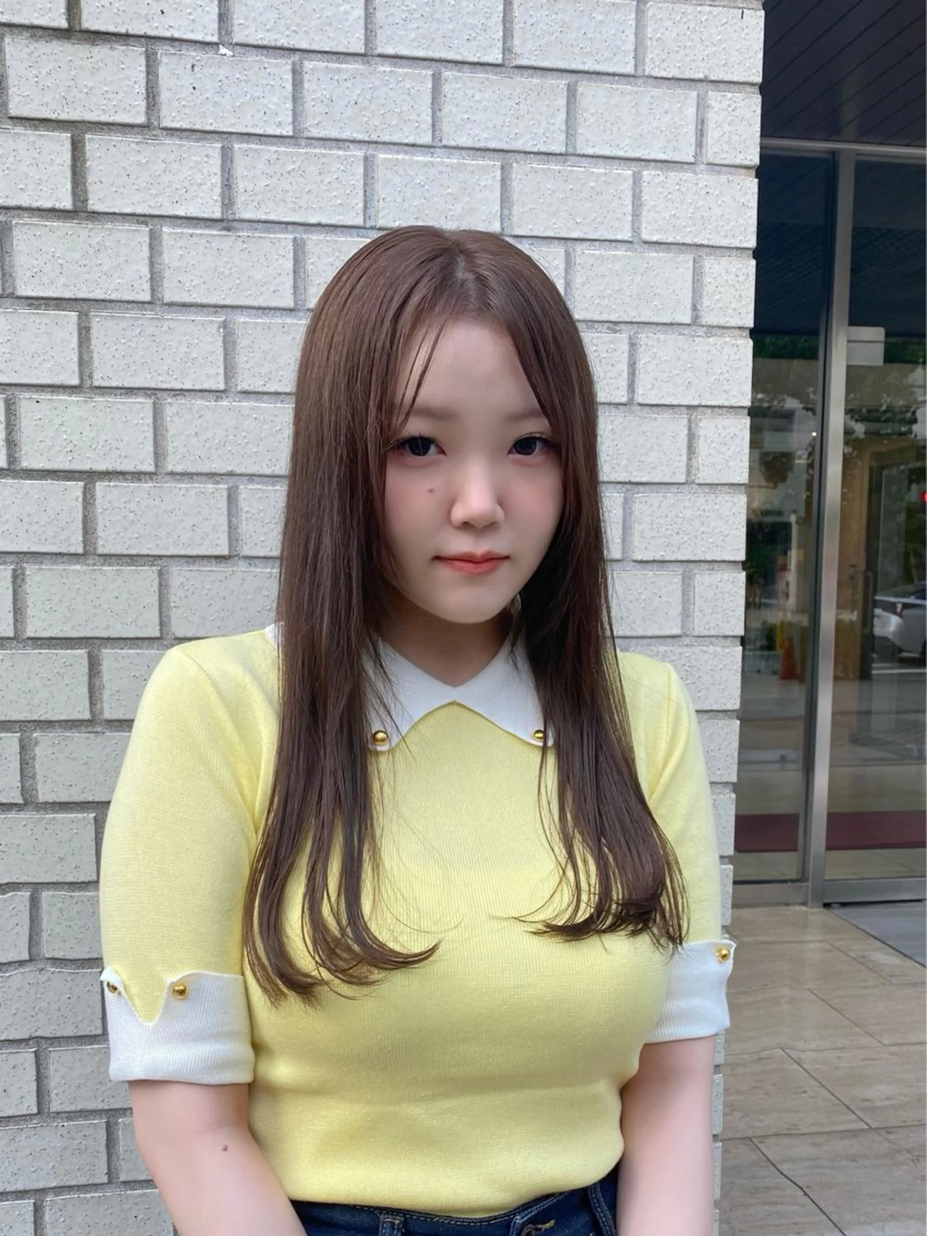 ロング カラー 透明感カラー ロング FERIA梅田 hana💫のヘアスタイル