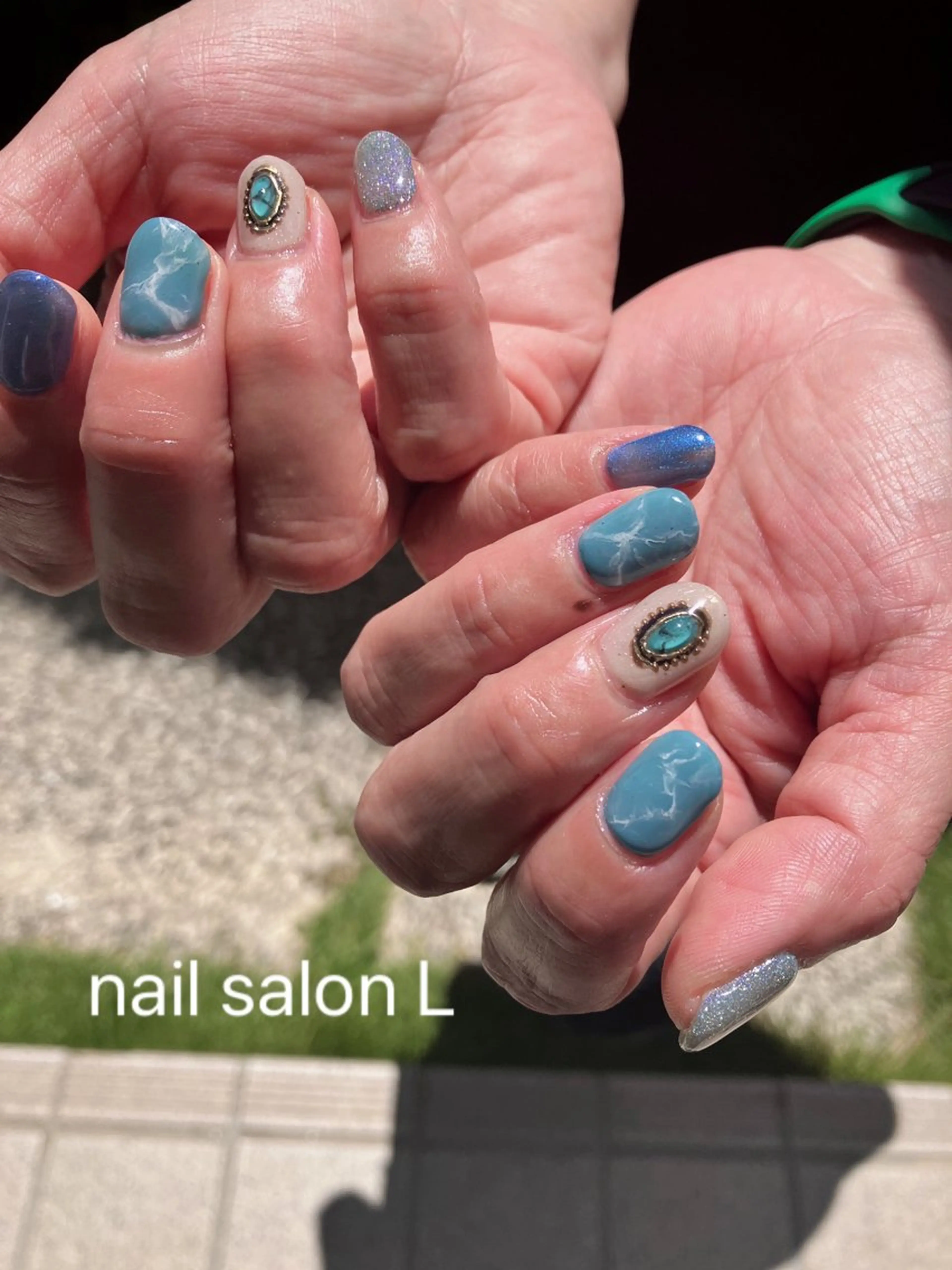 ネイル アートネイル ハンドネイル 吉川市 ネイルサロンLのネイルデザイン