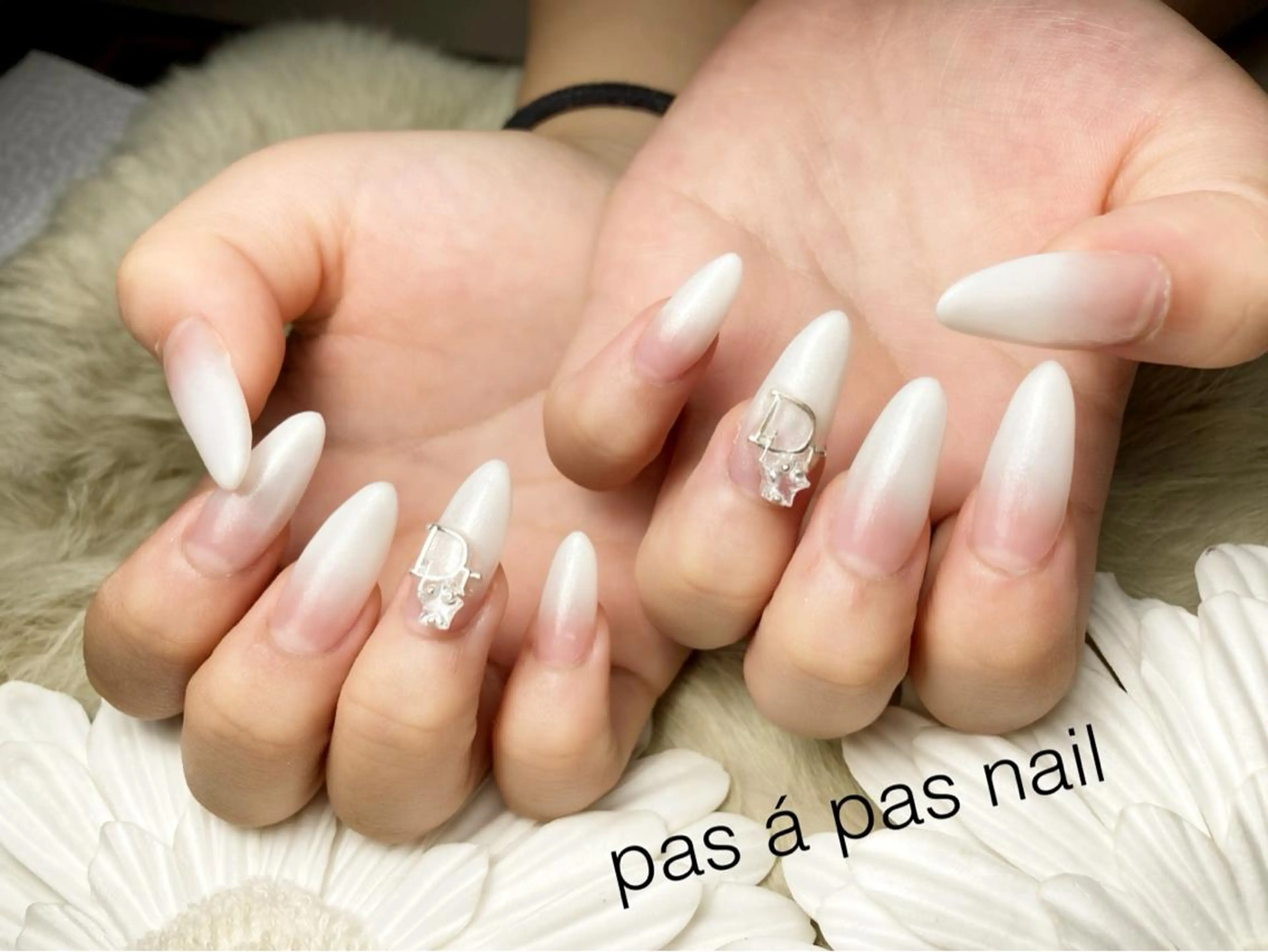 ネイル グラデーション ハンドネイル Yakko pas á pasのネイルデザイン